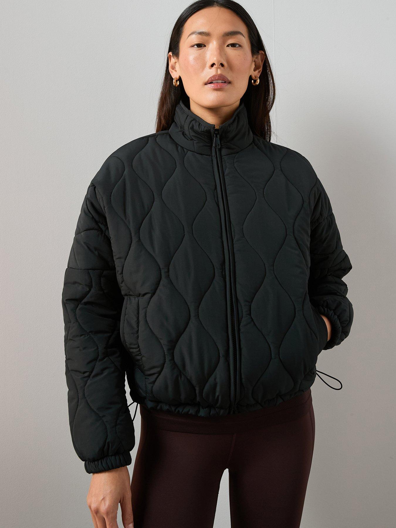 v-by-very-funnel-neck-quilted-bomber-black