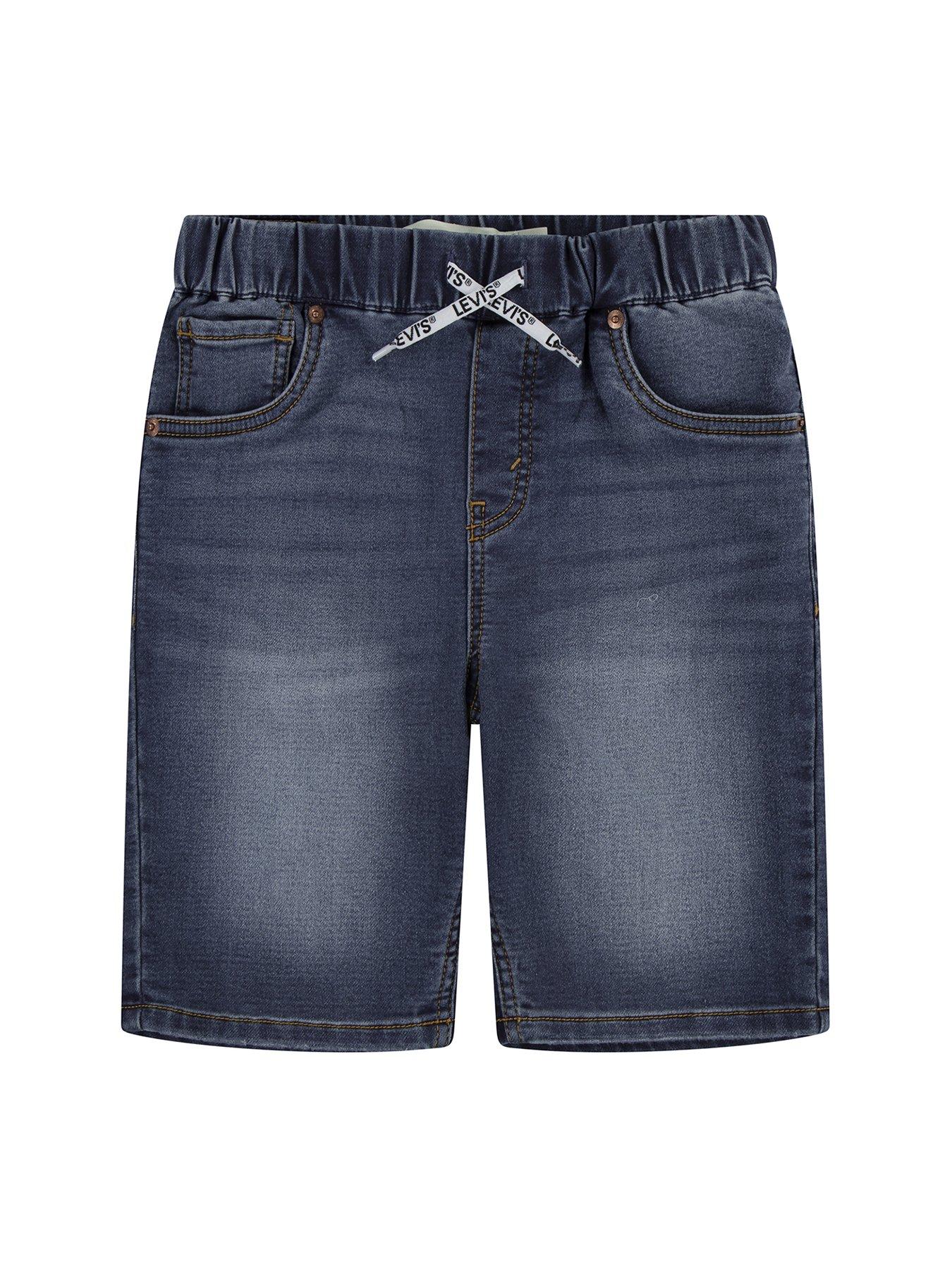 levis-boys-skinny-fit-dobby-short-dark-blue