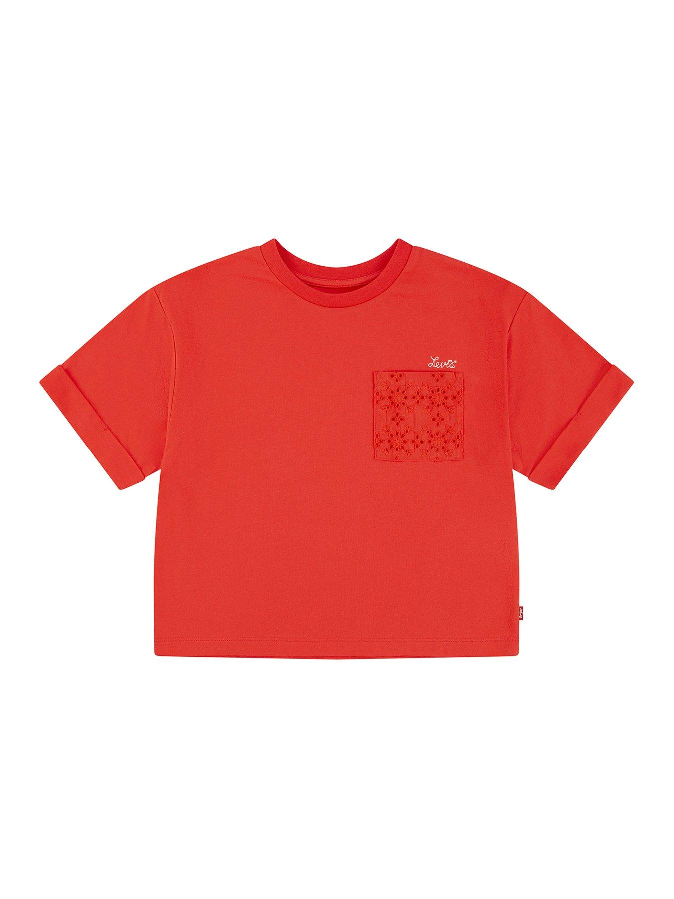 levis-girls-roll-cuff-short-sleeve-t-shirt-red