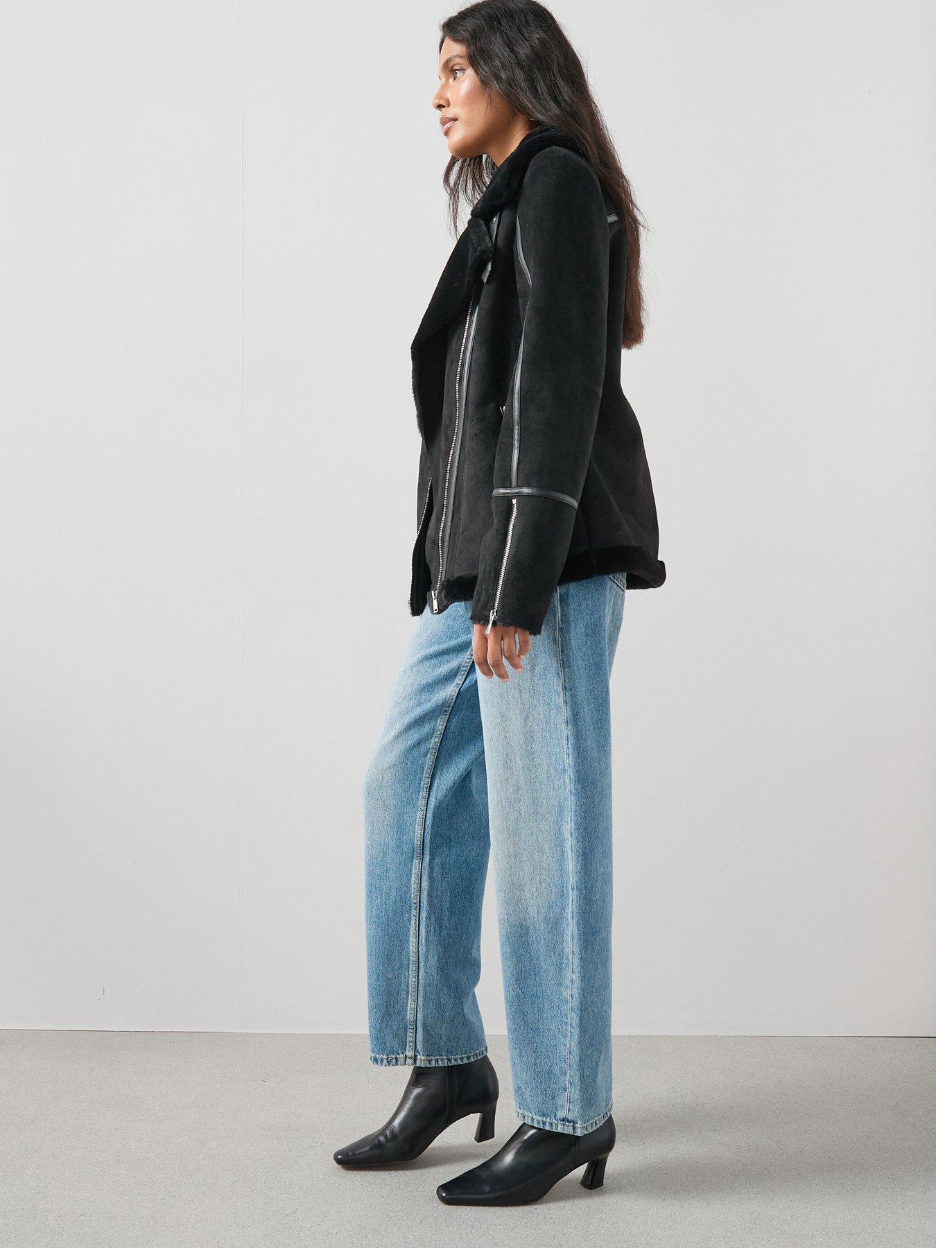 v-by-very-faux-shearling-aviator-jacket-blackdetail