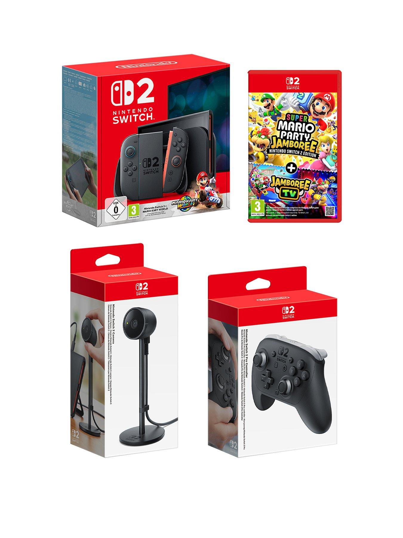 undefined Switch 2 + Mario Kart World + Mario Party Jamboree + Pro Controller + Camera