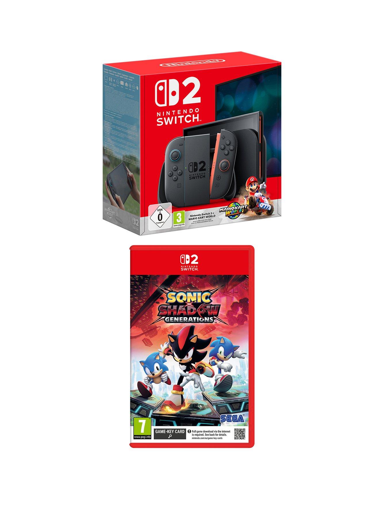 undefined Nintendo Switch 2 + Mario Kart World +Sonic x Shadow Generations