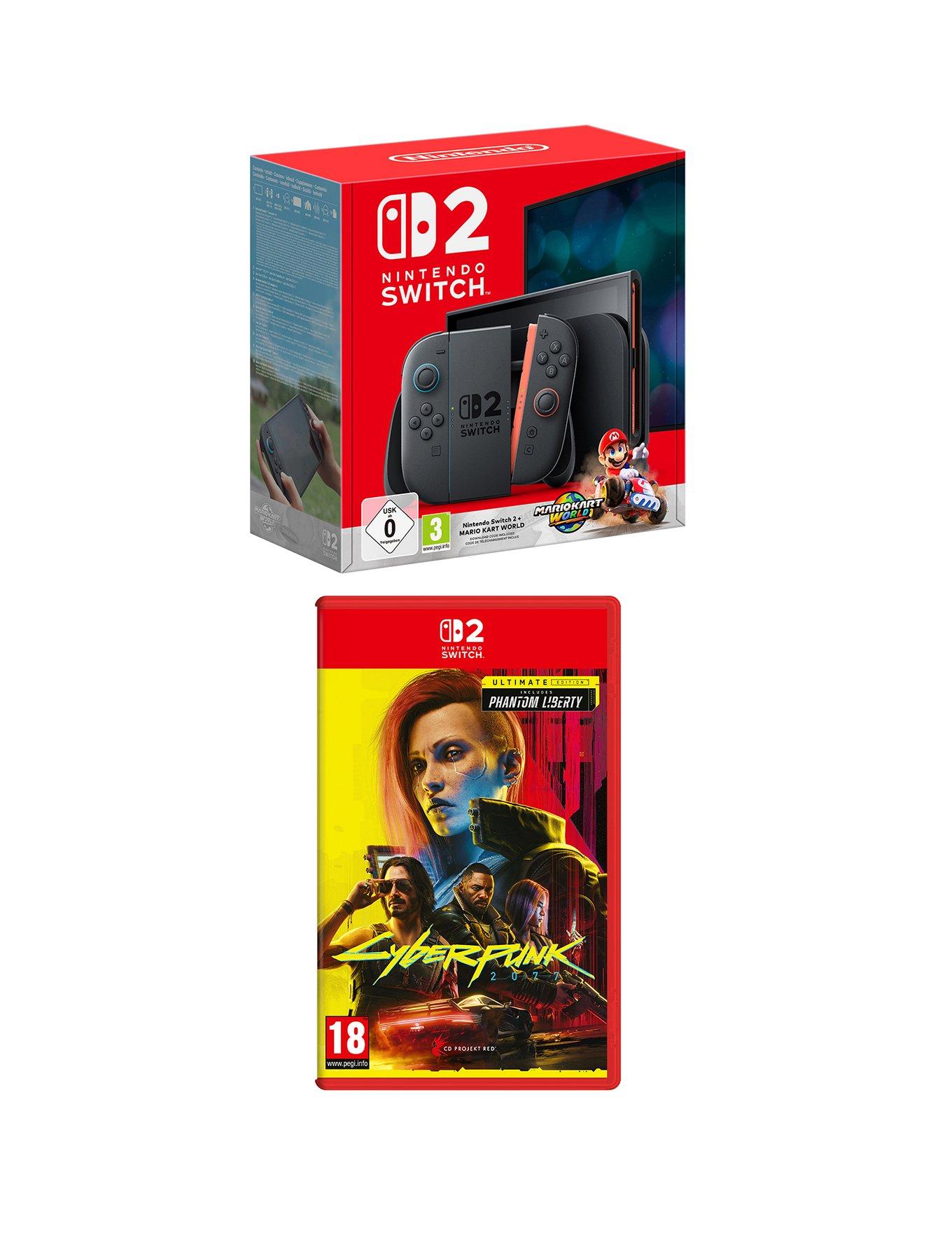 undefined Switch 2 Console + Mario Kart World + Cyberpunk 2077 Ultimate Edition