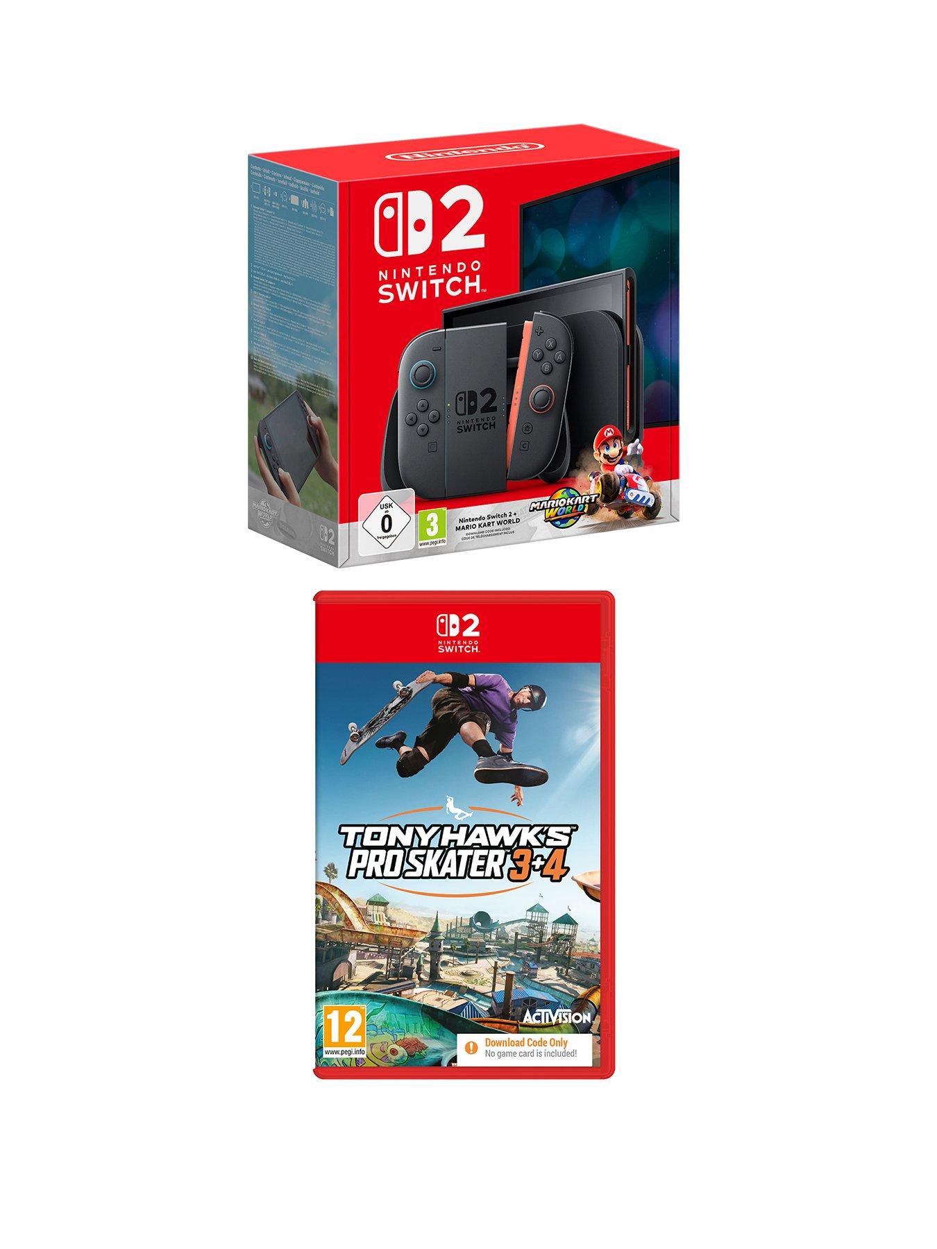 undefined Switch 2 Console + Mario Kart World + Tony Hawk's Pro Skater 3+4