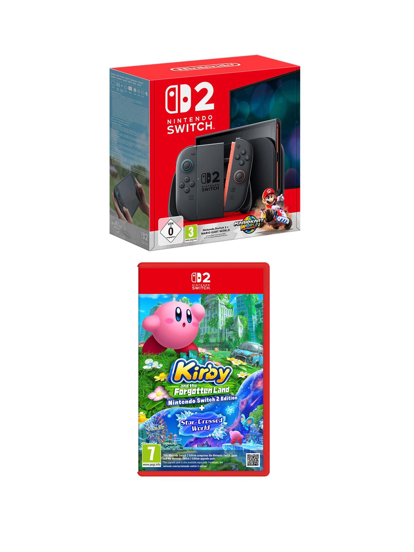 Nintendo Nintendo Switch 2 + Mario Kart World +Kirby and the Forgotten ...