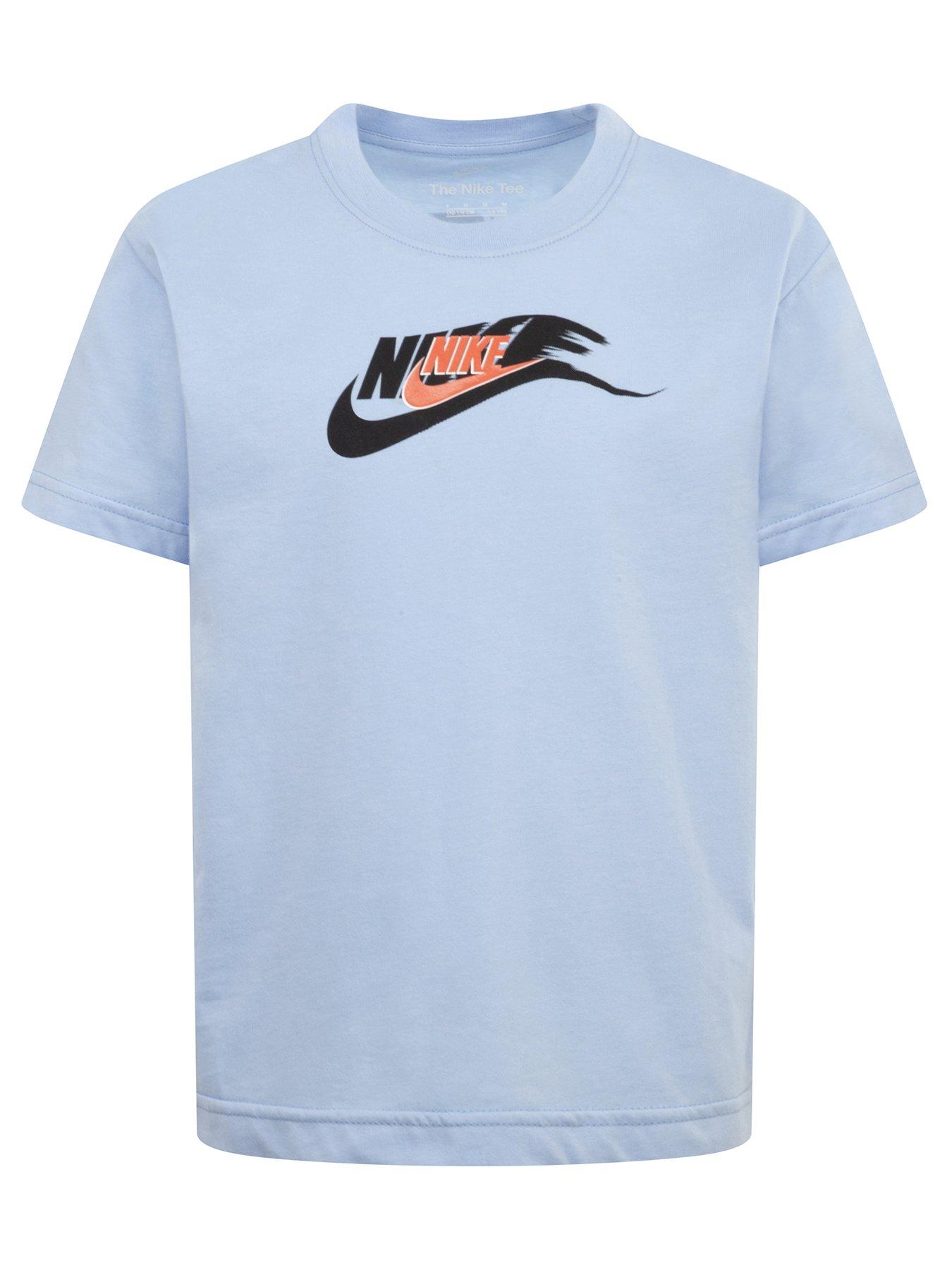 Image of Nike Kids Boys Graphic T-shirt S/s - Light Blue