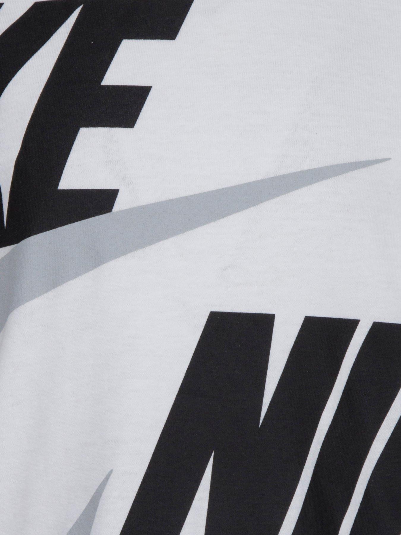 Image 4 of 5 of Nike Kids Boys Cargo Short And S/s T-shirt Set - Grey/white