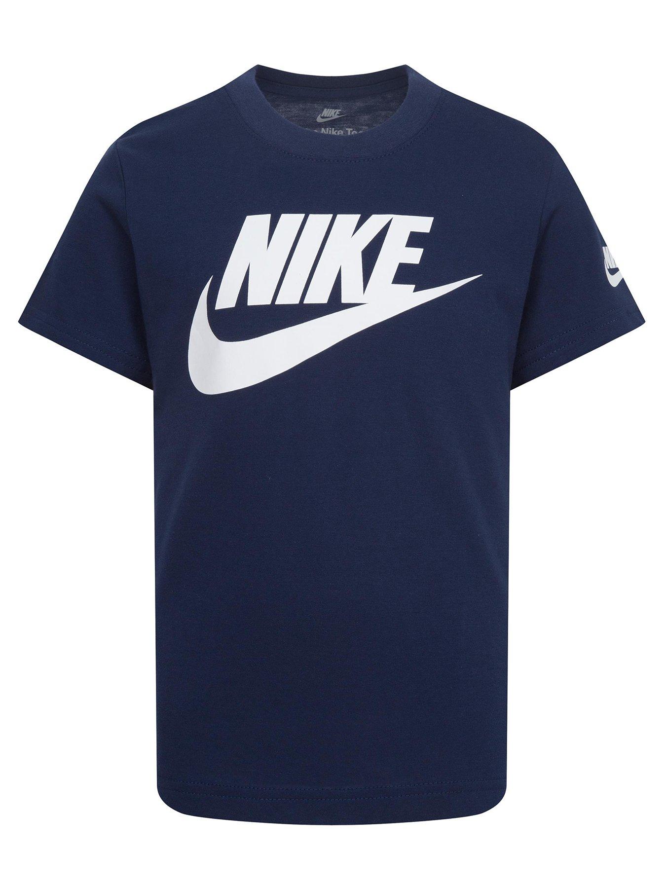 Image 1 of 5 of Nike Kids Boys Futura T-shirt S/s - Navy Blue