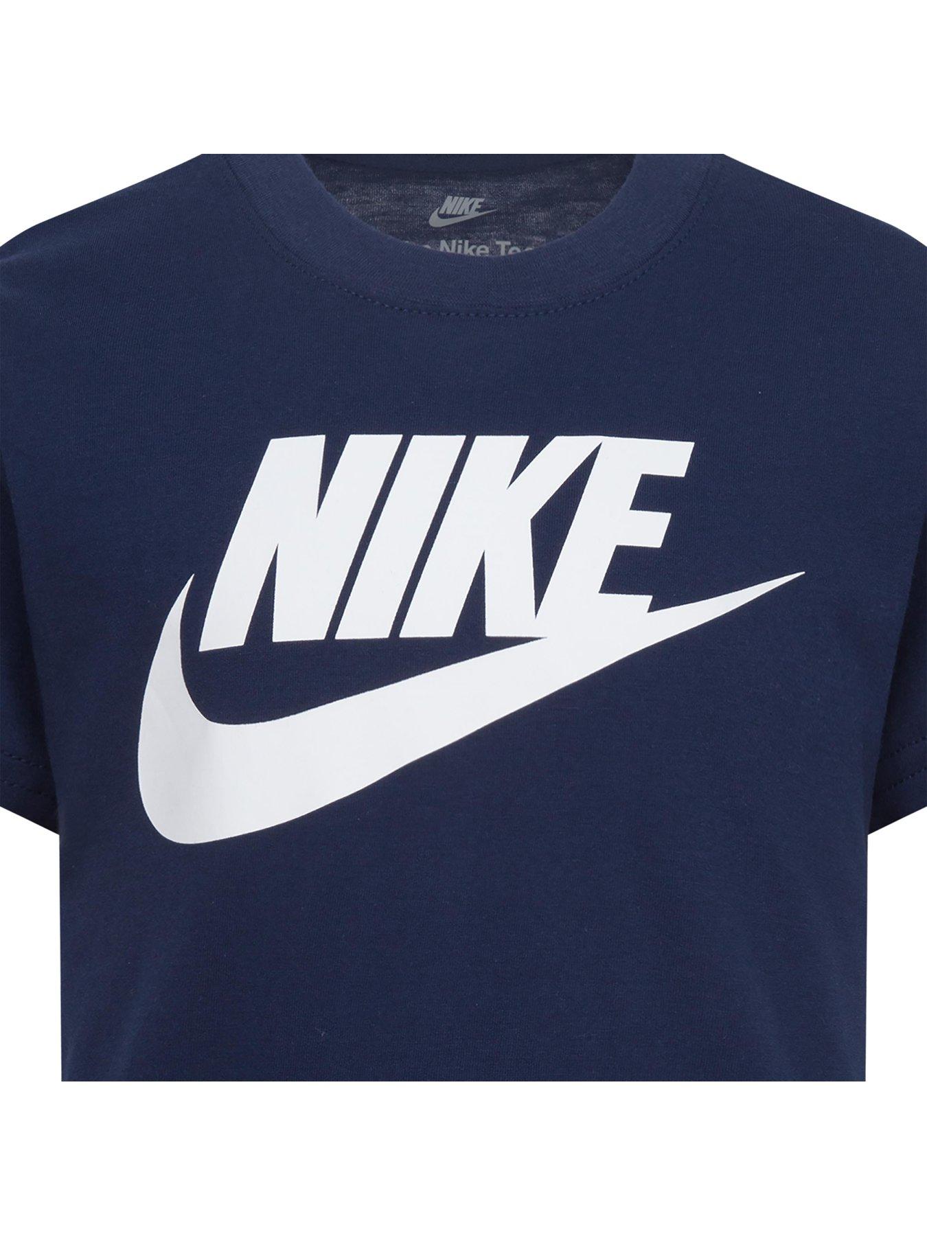 Image 4 of 5 of Nike Kids Boys Futura T-shirt S/s - Navy Blue