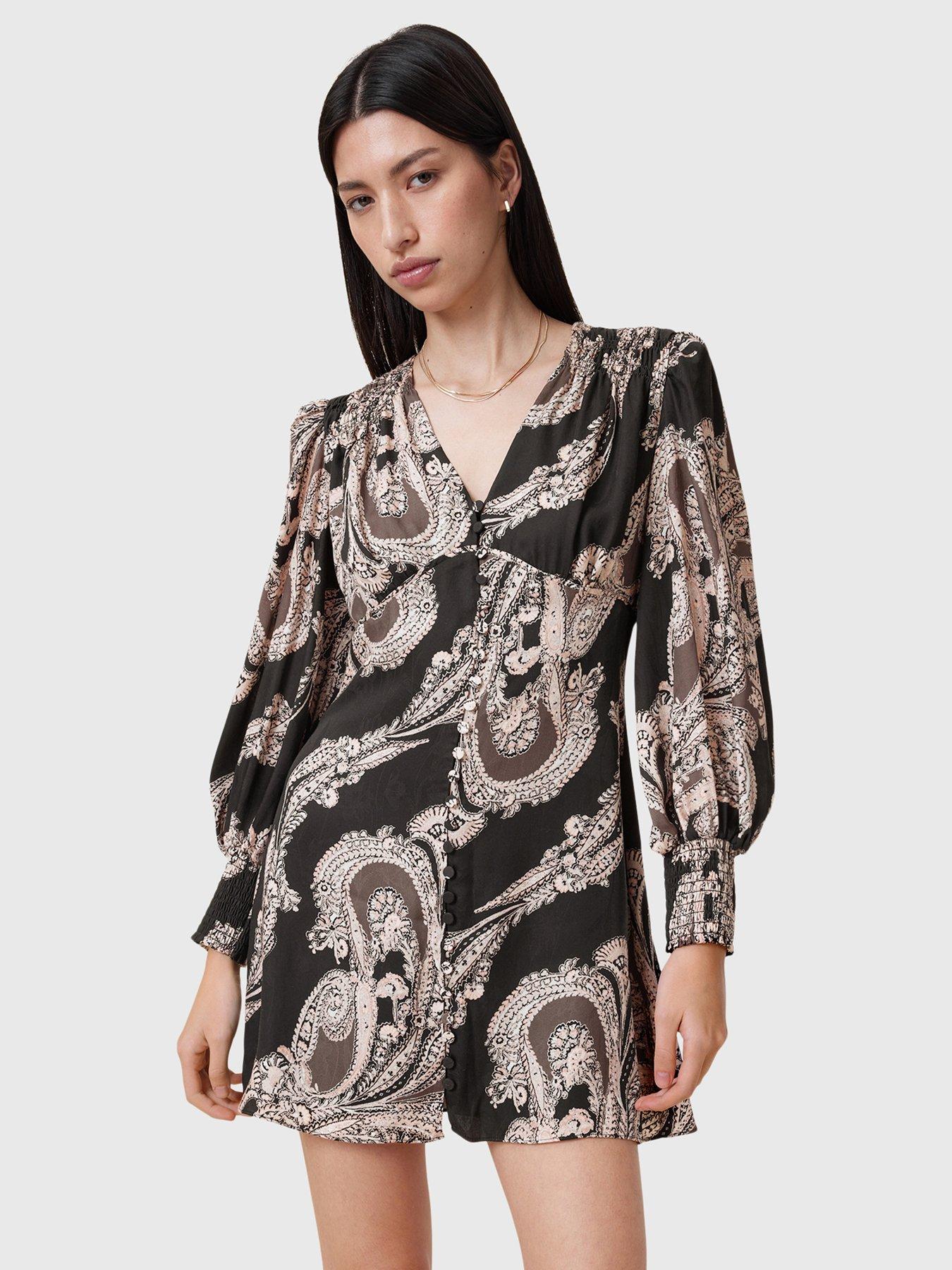 auden sanibel print mini dress All Saints - Auden Sanibel Floral & Floral