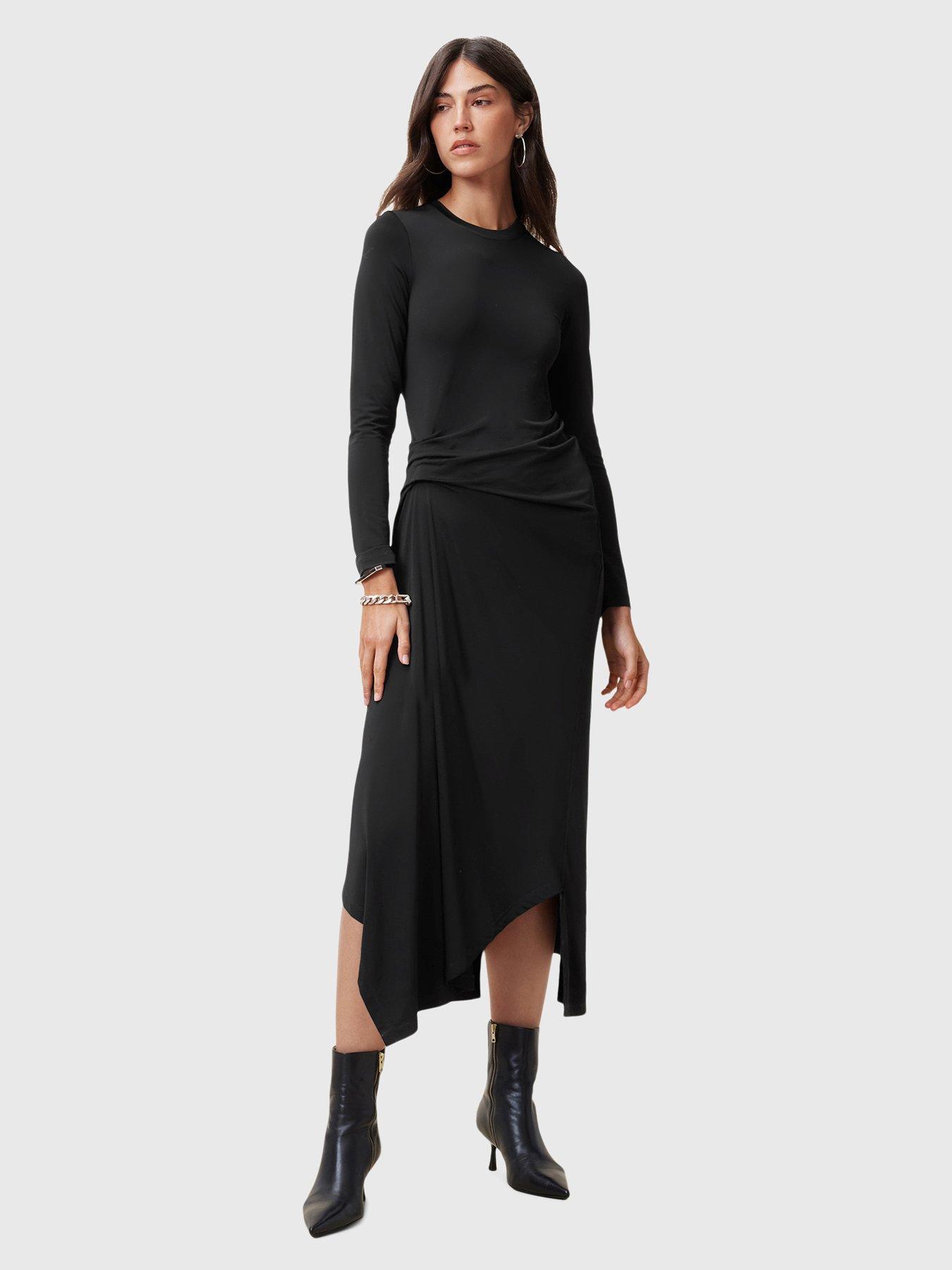 allsaints-rivi-draped-long-sleeve-midi-dress-black