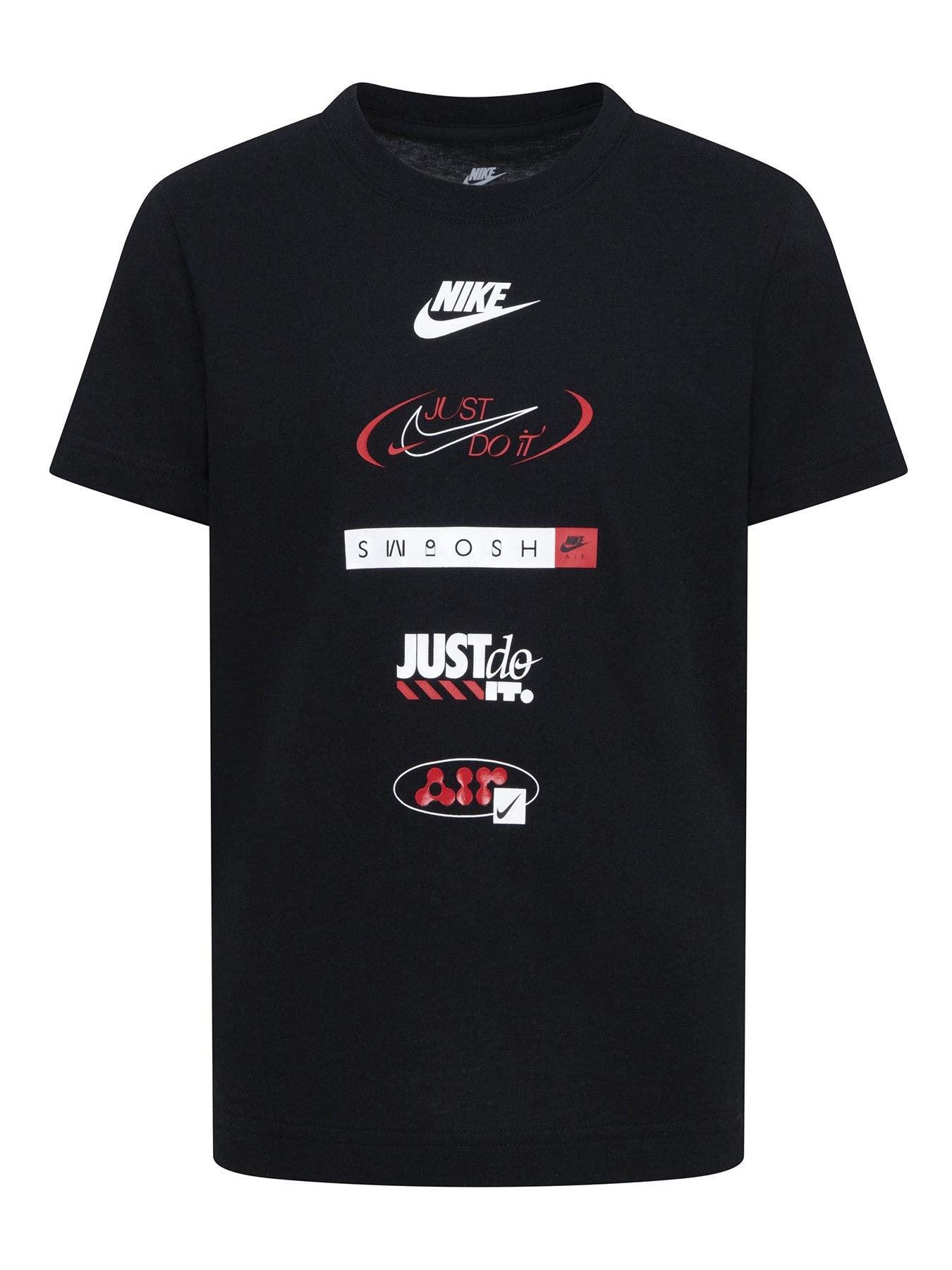 Image 1 of 3 of Nike Kids Boys Stack Logo S/s T-shirt - Black