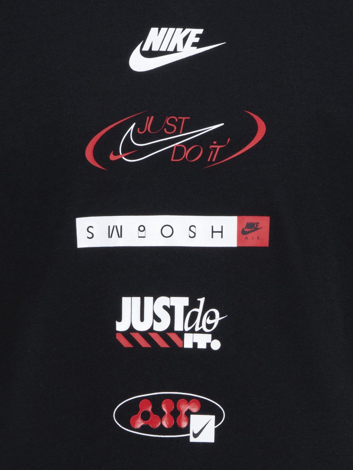 Image 3 of 3 of Nike Kids Boys Stack Logo S/s T-shirt - Black