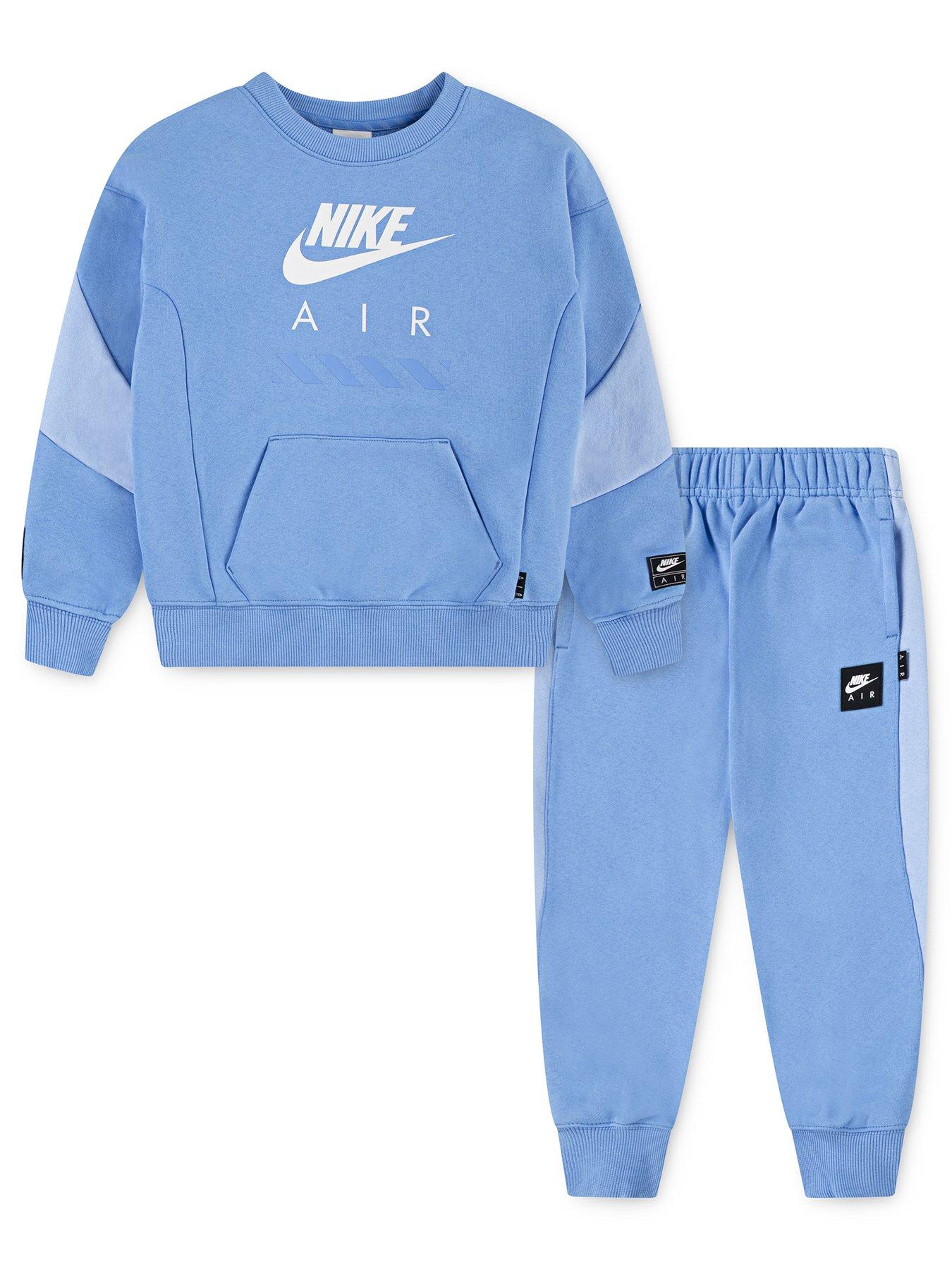 Nike Kids Unisex Nike Air Crew Tracksuit Light Blue Very Ireland - Main Image