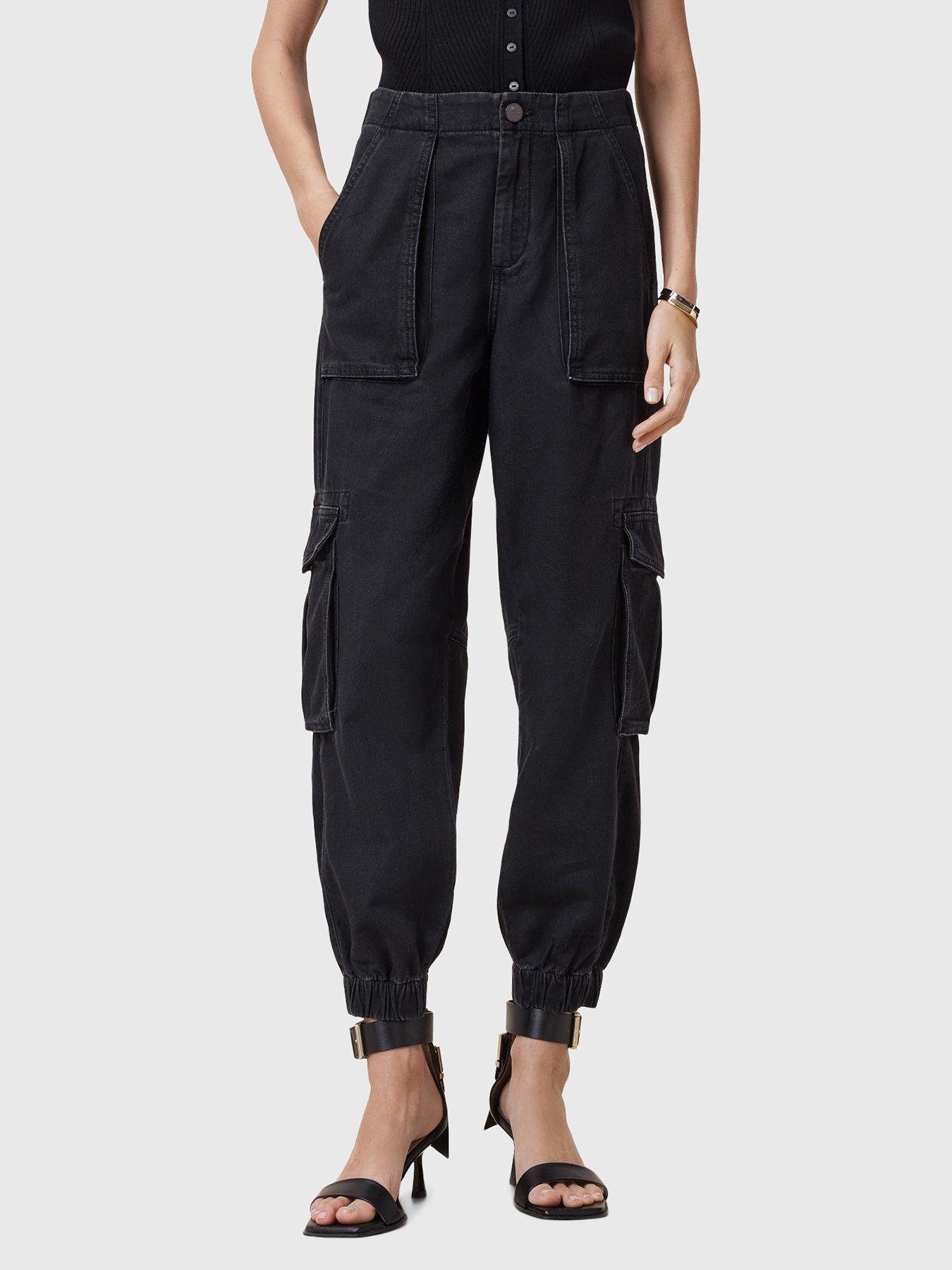 allsaints-freda-denim-trouser-black