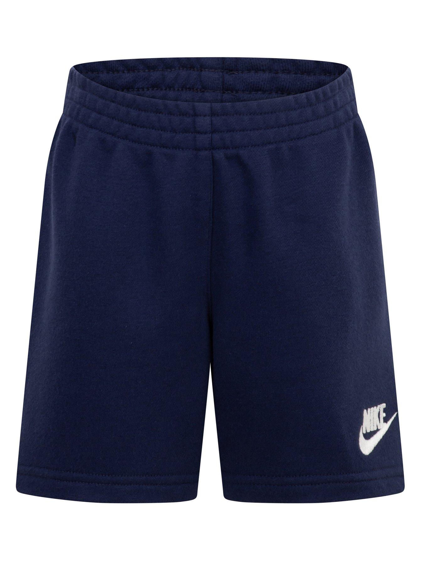 Image 4 of 4 of Nike Kids Boys Club Express S/s T-shirt And Short Set - Blue
