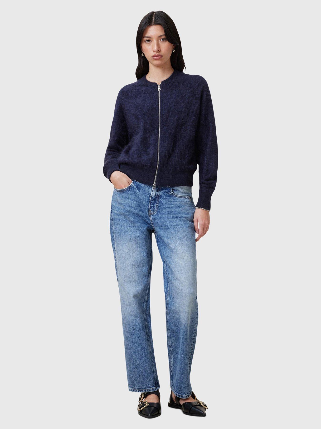 Image of AllSaints Ida Straight Leg Jeans - Blue