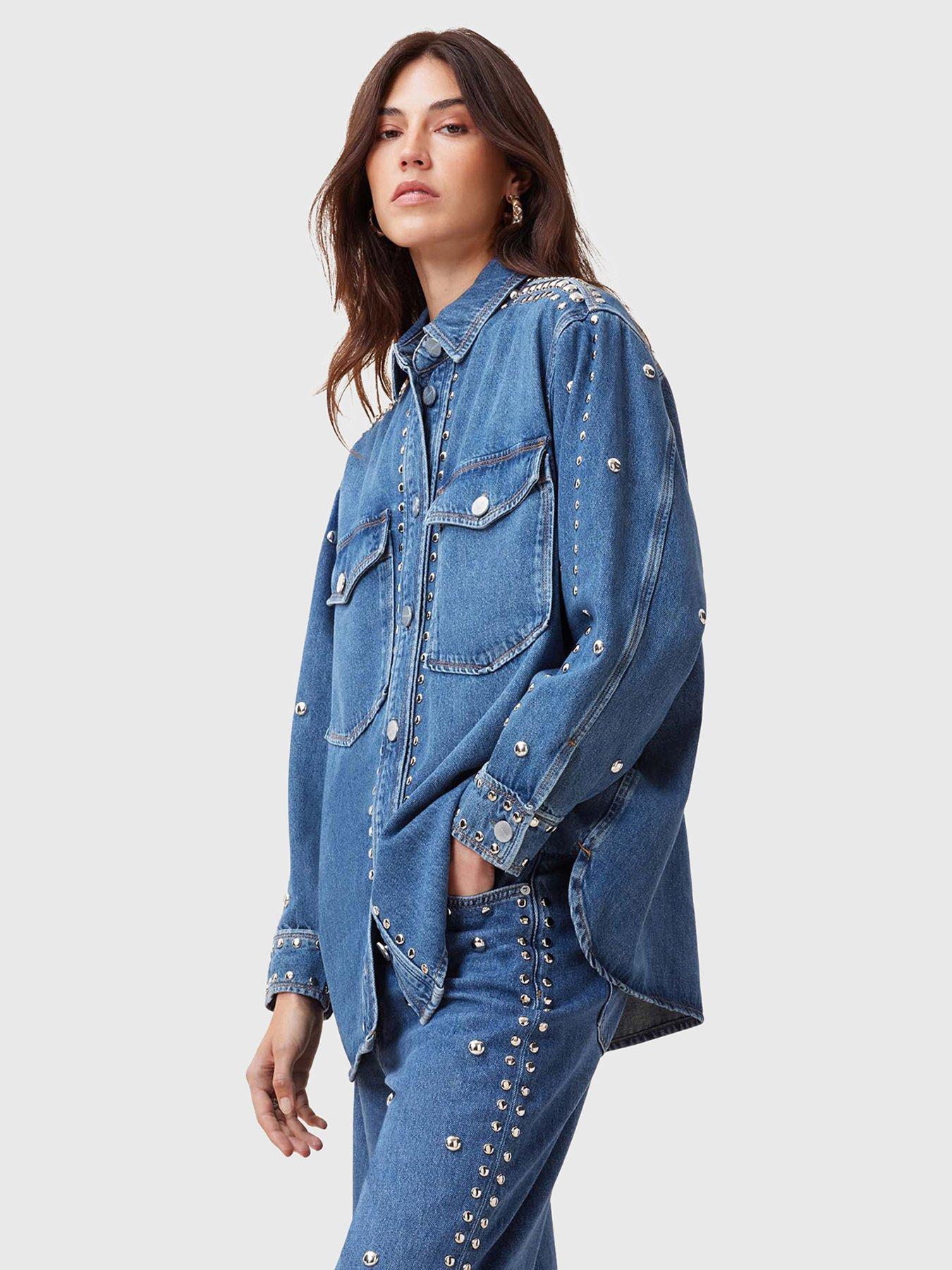 allsaints-alba-stud-shirt-blueoutfit