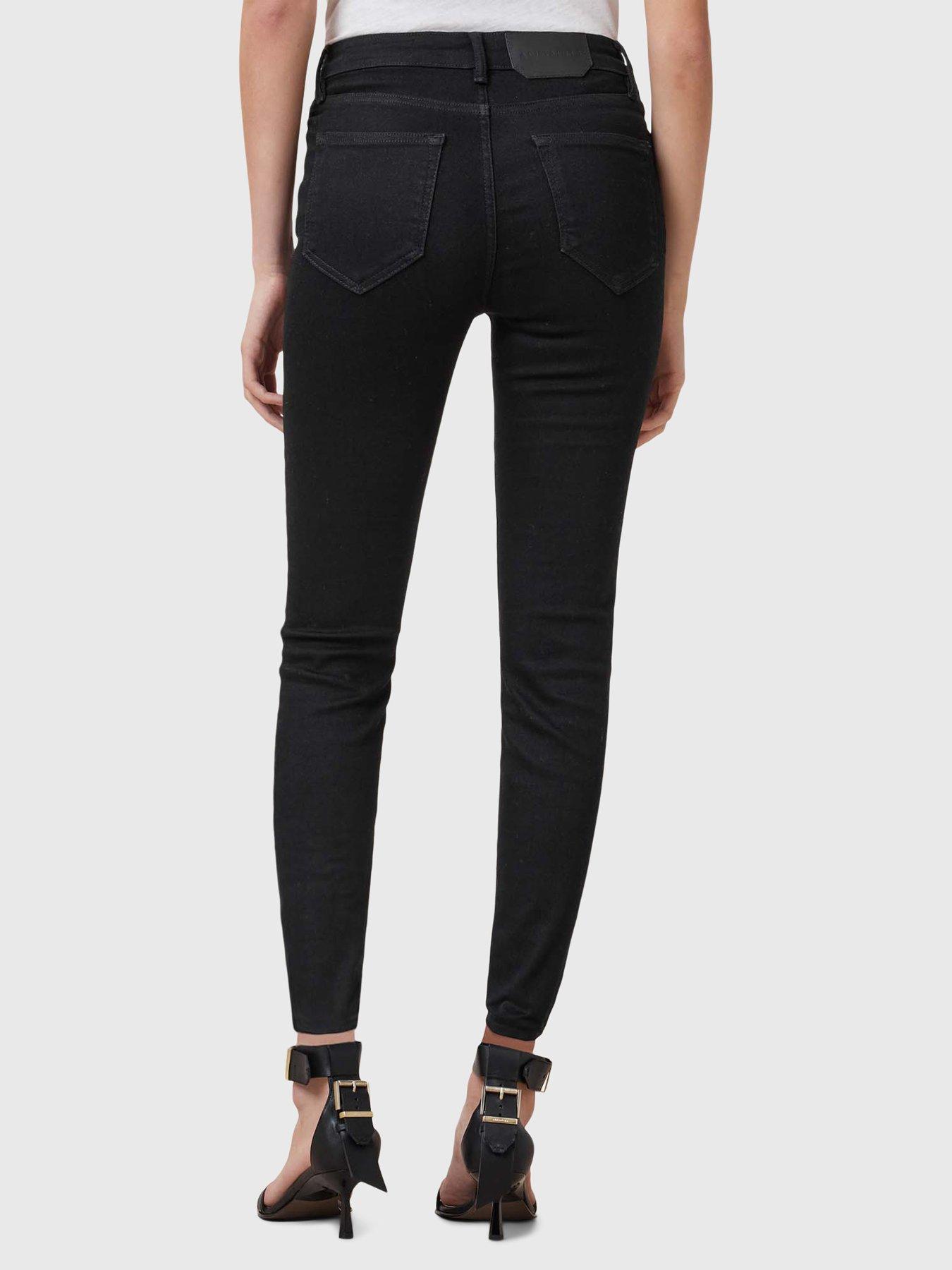 Image 2 of 6 of AllSaints Miller Sizeme Jean - Black