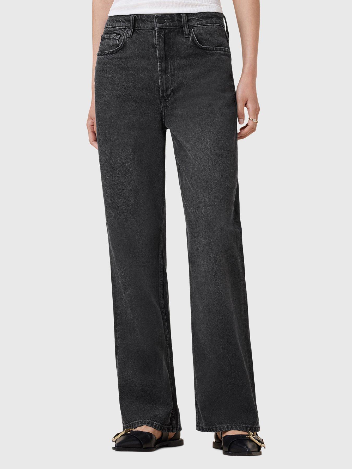 AllSaints Blake Wide Leg Denim Jeans