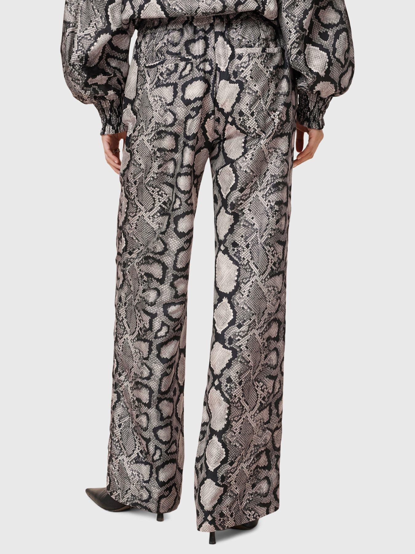 allsaints-charli-wide-leg-snake-print-trousers-multistillFront