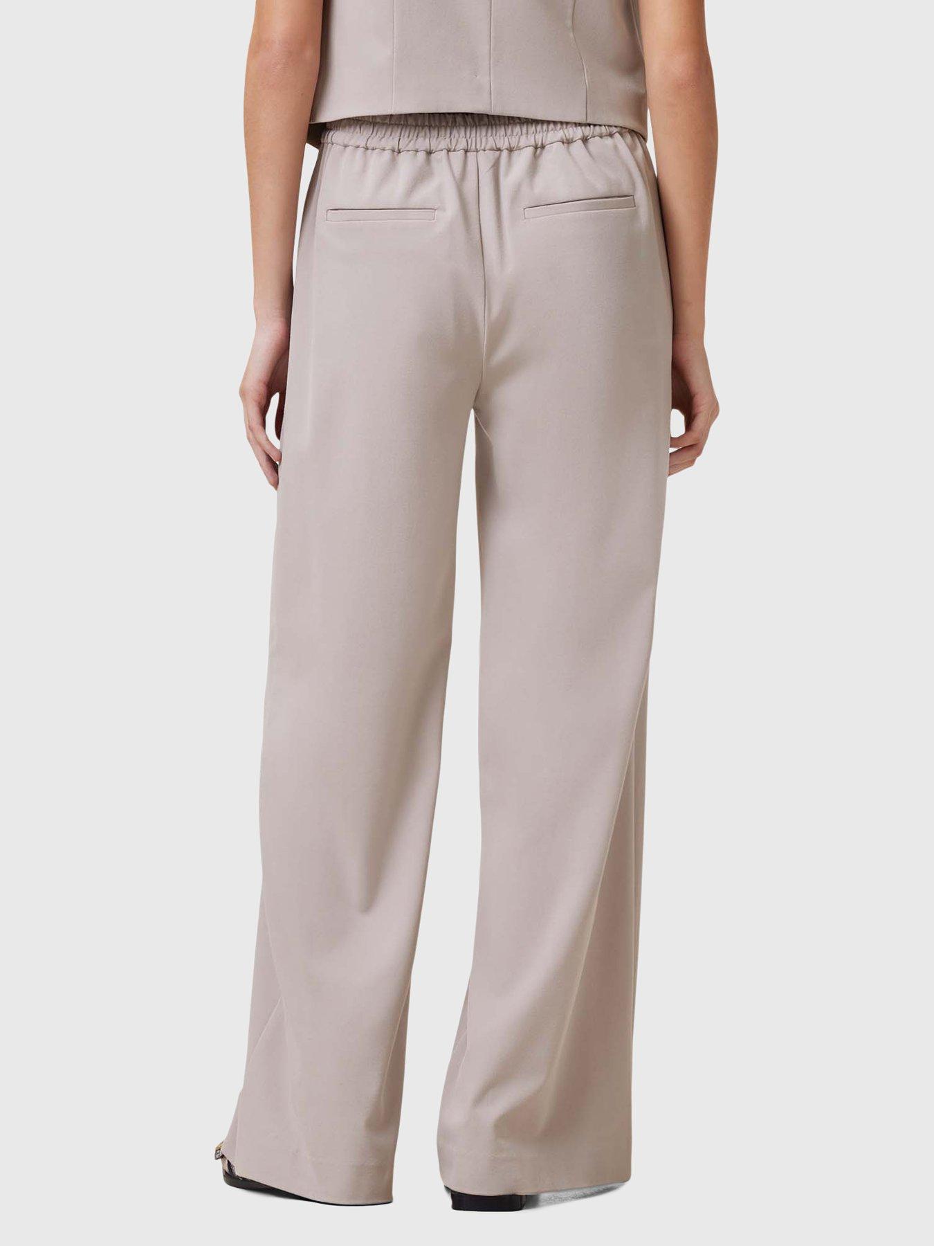 allsaints-aleida-lightweight-wide-leg-trousers-brownstillFront