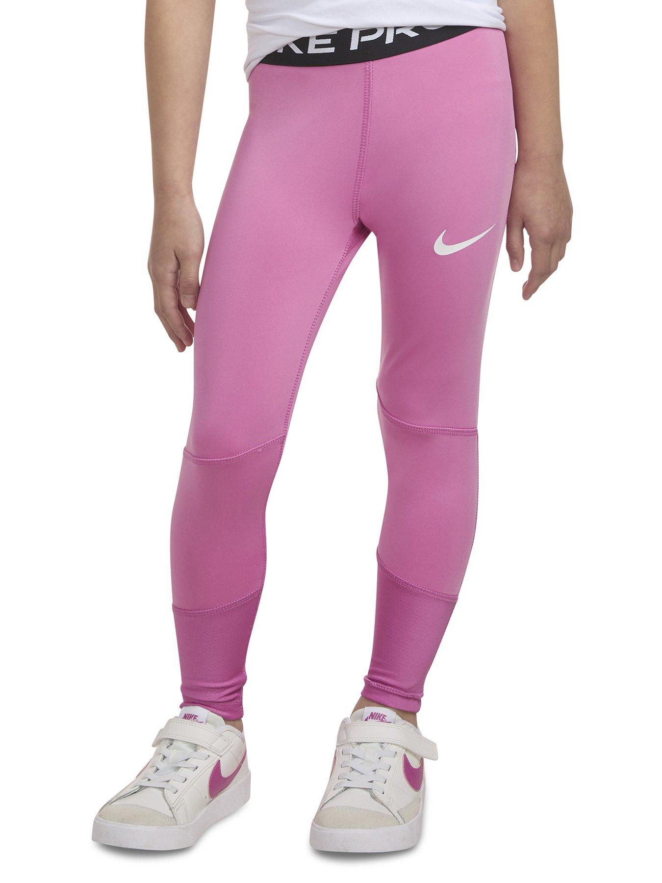 Image 1 of 4 of Nike Kids Girls Nike Pro Legging - Pink