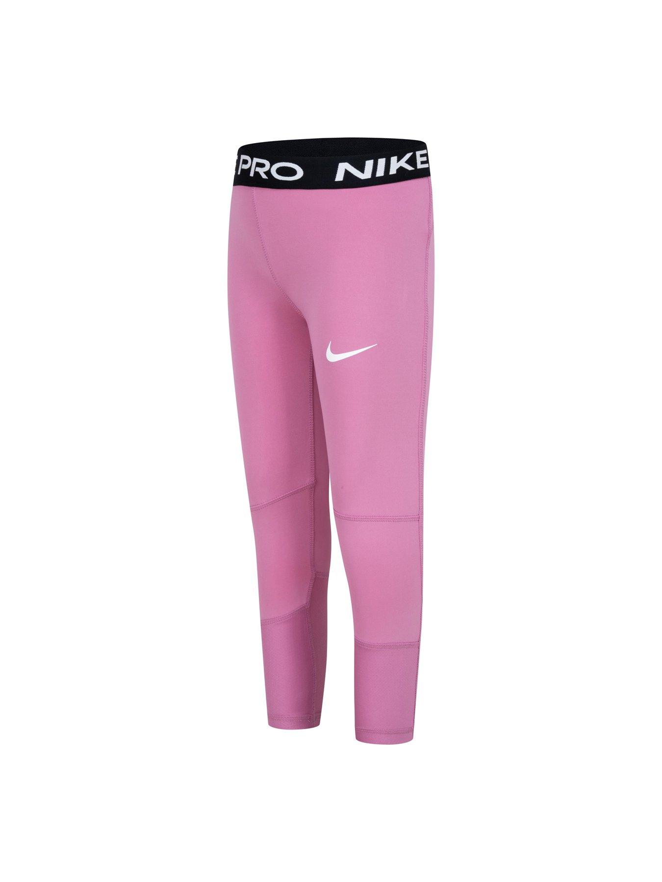 Image 3 of 4 of Nike Kids Girls Nike Pro Legging - Pink