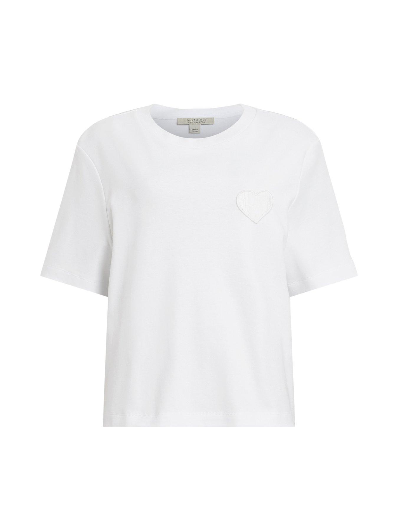 Image 6 of 6 of AllSaints Lover Lisa T-Shirt - White