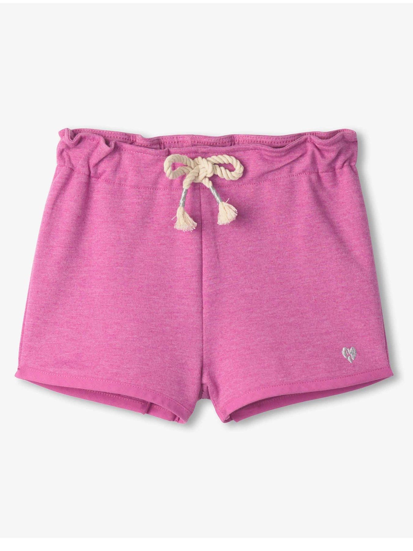 undefined Girls Spring Paper Bag Shorts - Pink