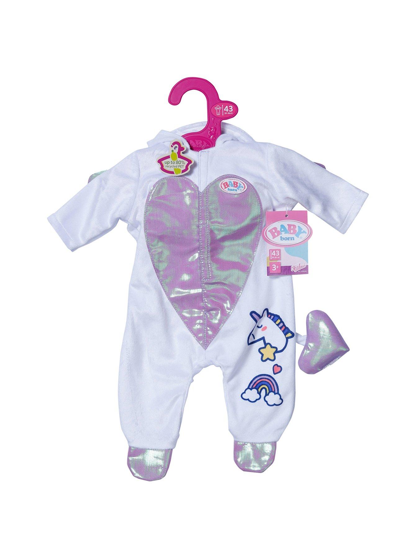 Image 7 of 7 of Baby Born Unicorn All-in-One 43cm