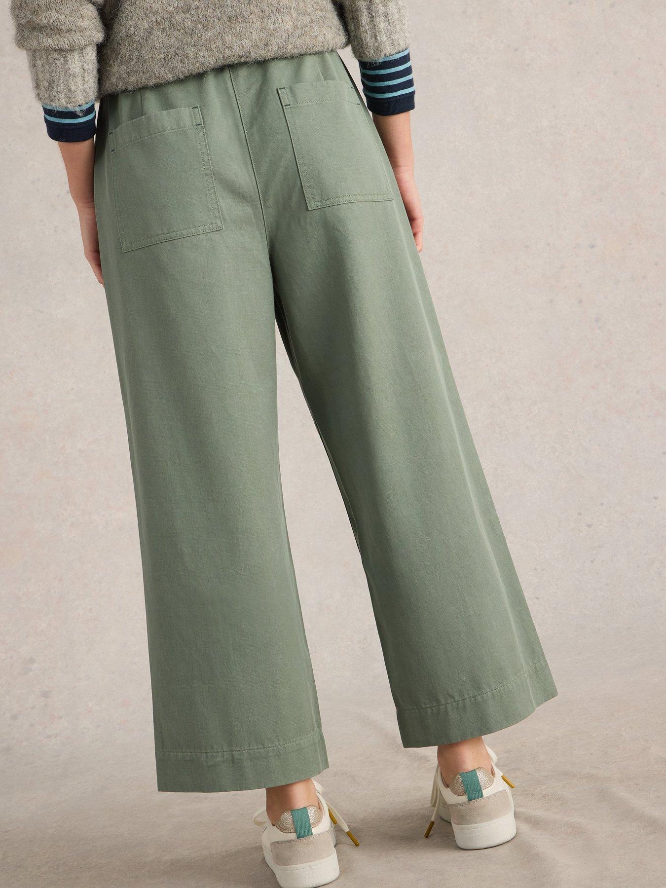 white-stuff-romy-wide-leg-cropped-trouser-greenstillFront