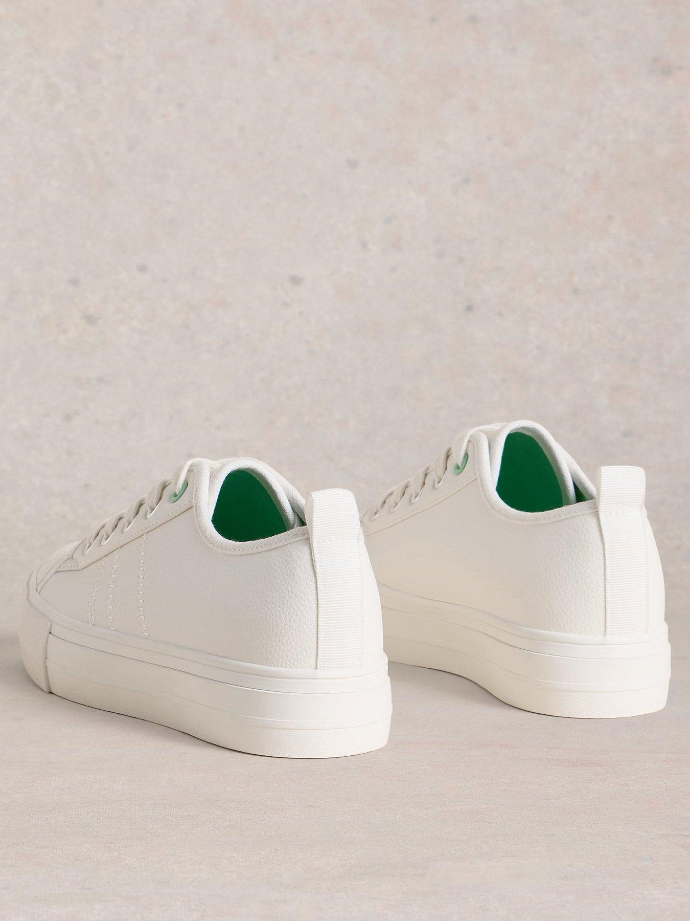 Image 3 of 4 of White Stuff Pippa Flatform Trainer - White