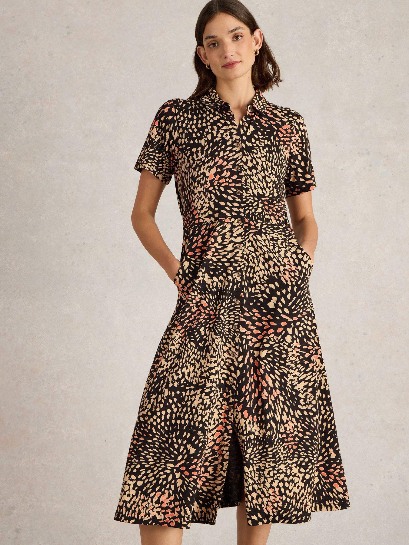 undefined Rua Jersey Shirt Dress - Black