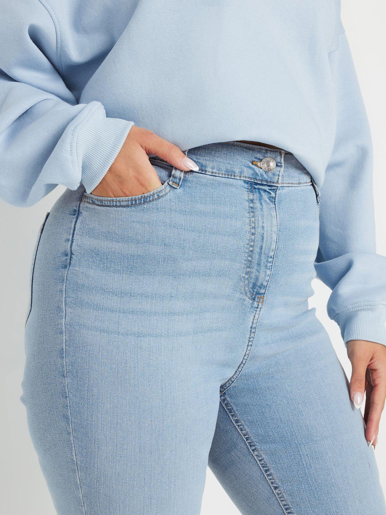 yours-curve-ava-bleach-jean-blueoutfit
