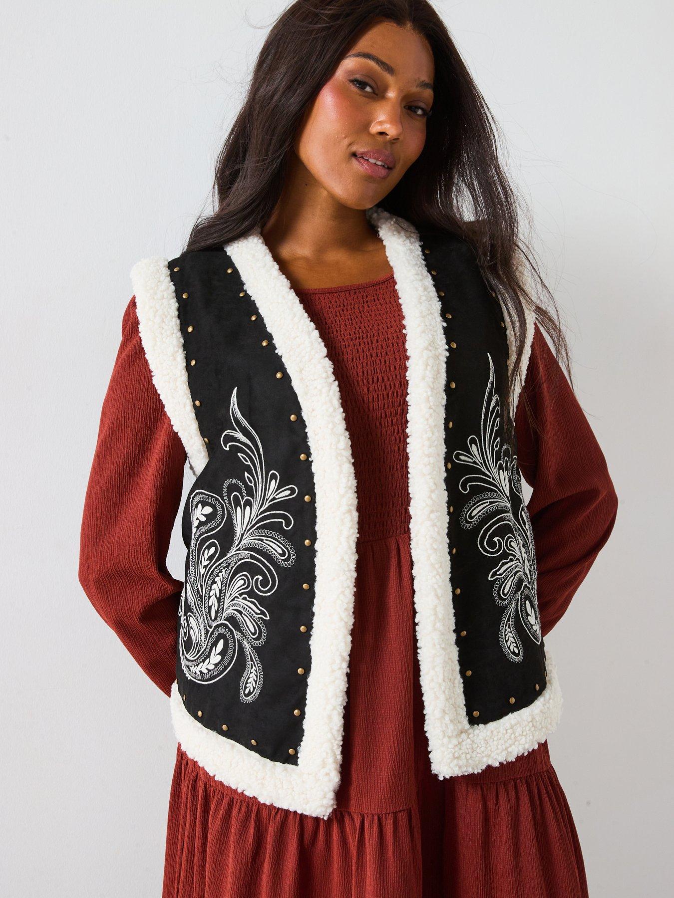 v-by-very-curve-embroidered-faux-fur-gilet-black