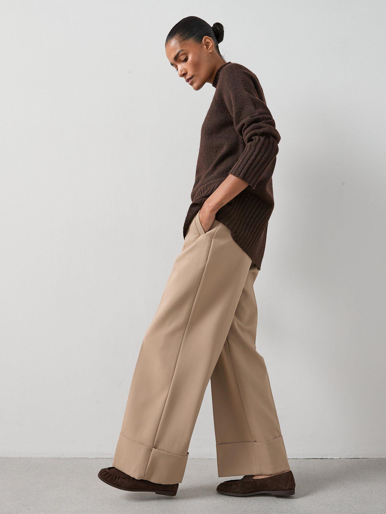 the-very-collection-timeless-yarn-longline-funnel-neck-jumper-browndetail