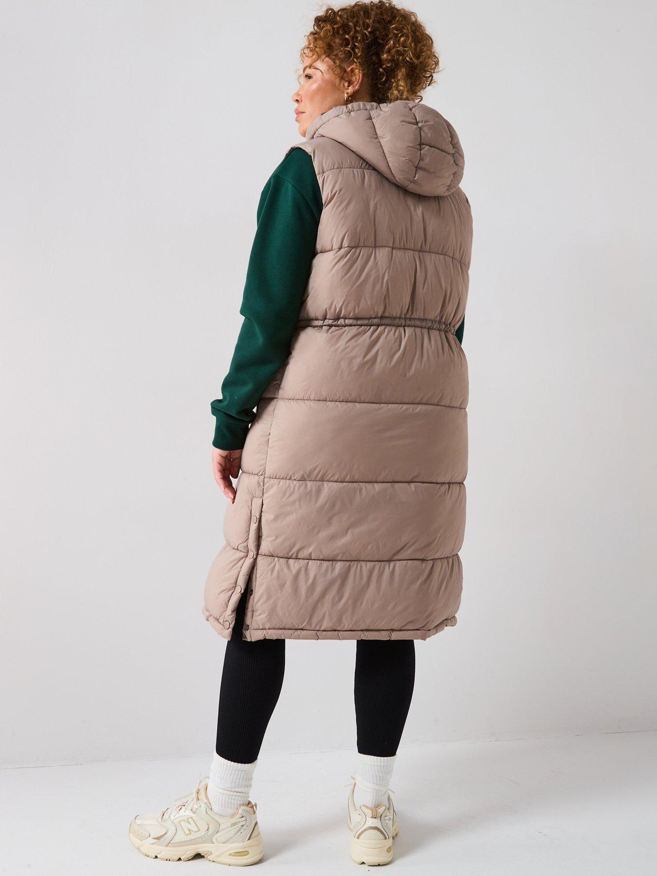 v-by-very-curve-padded-cinched-waist-gilet-light-brownstillFront