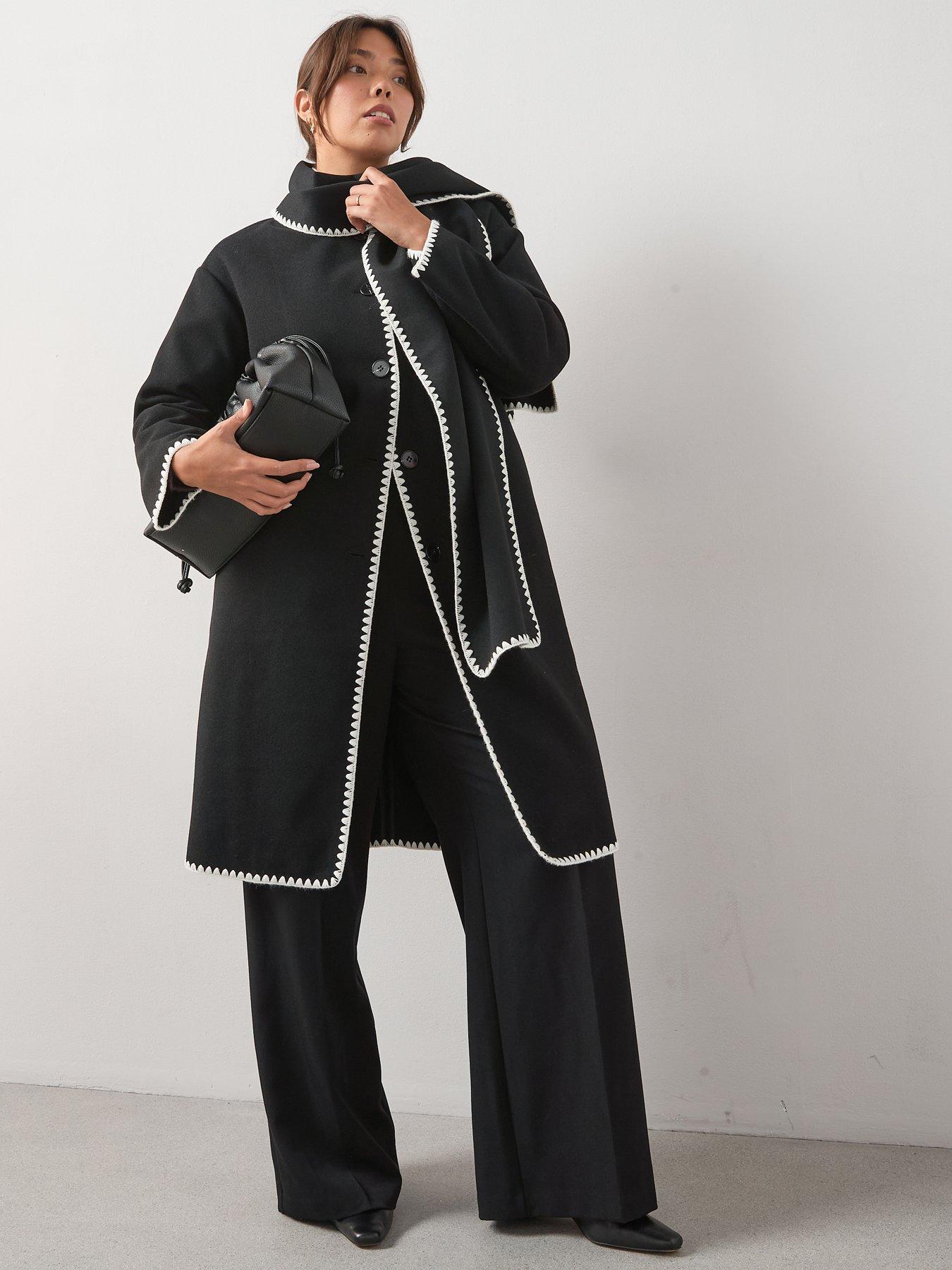 v-by-very-curve-stitch-detail-scarf-coat-black