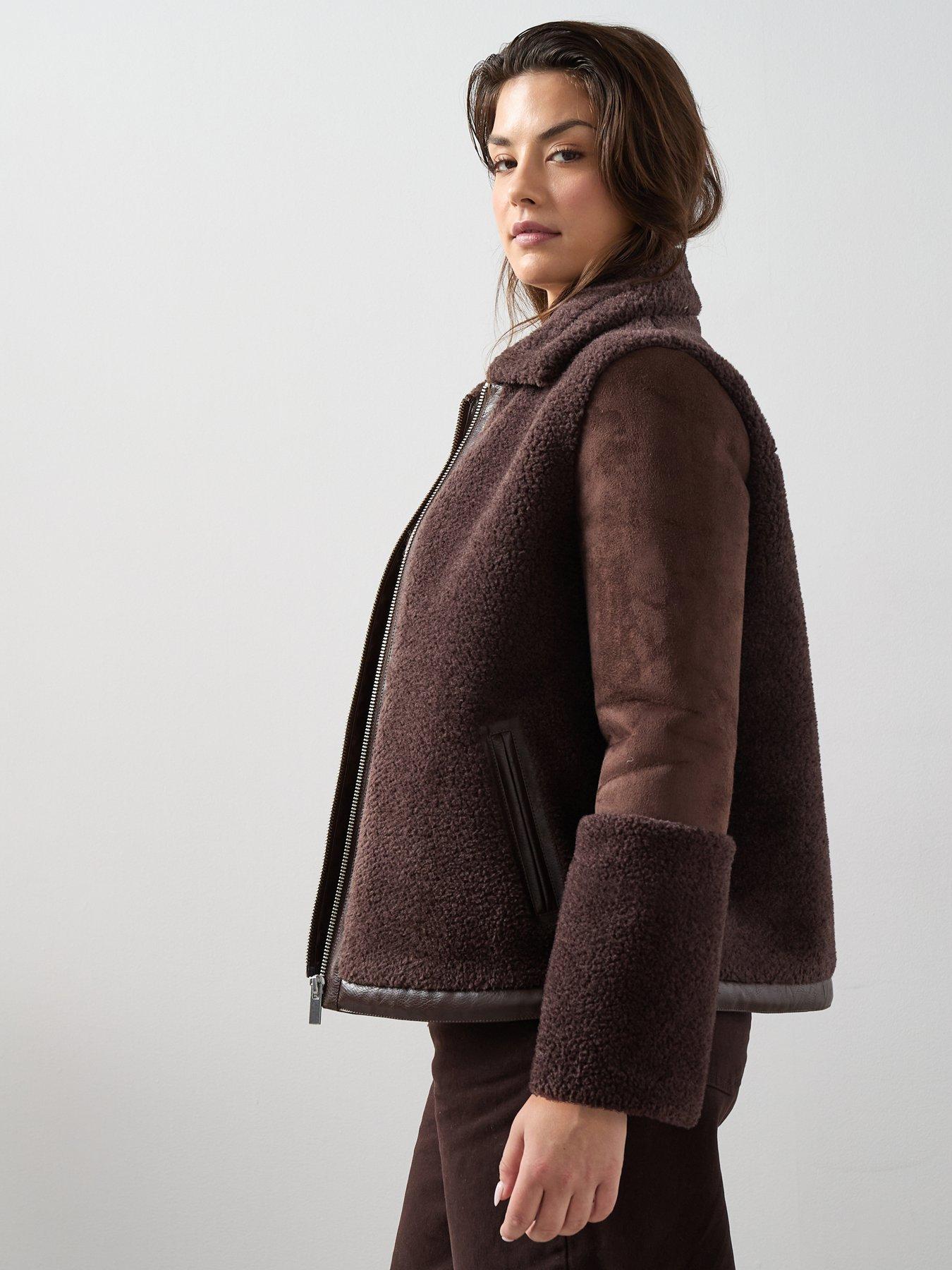 the-very-collection-curve-faux-fur-aviator-jacket-dark-browndetail