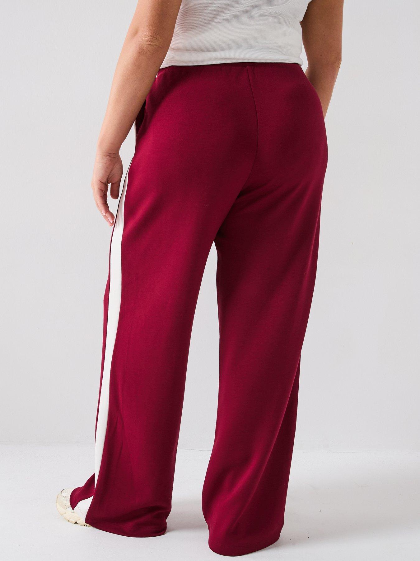 v-by-very-curve-side-stripe-wide-leg-joggers-redstillFront