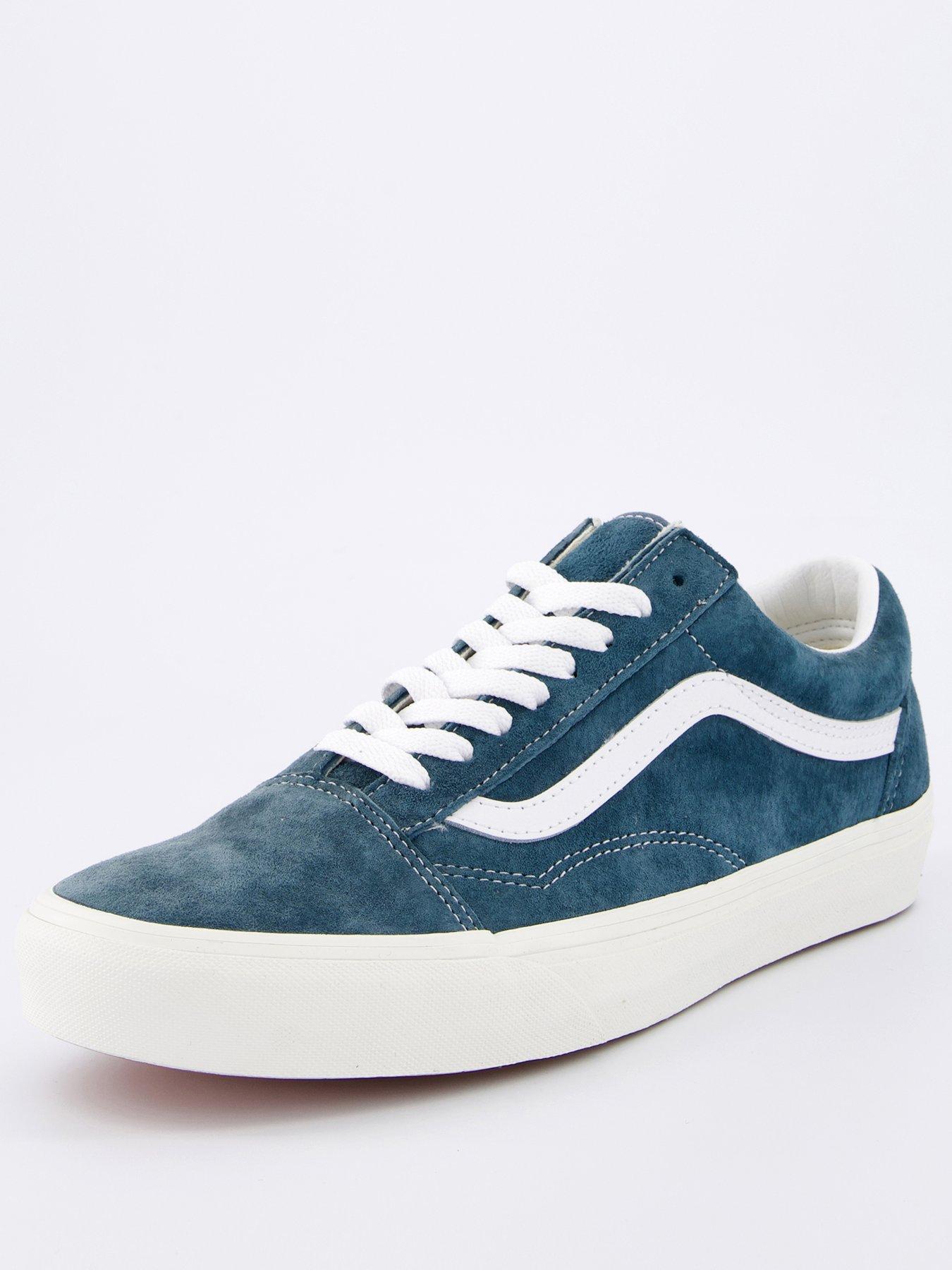 vans-mens-old-skool-trainers-bluestillFront