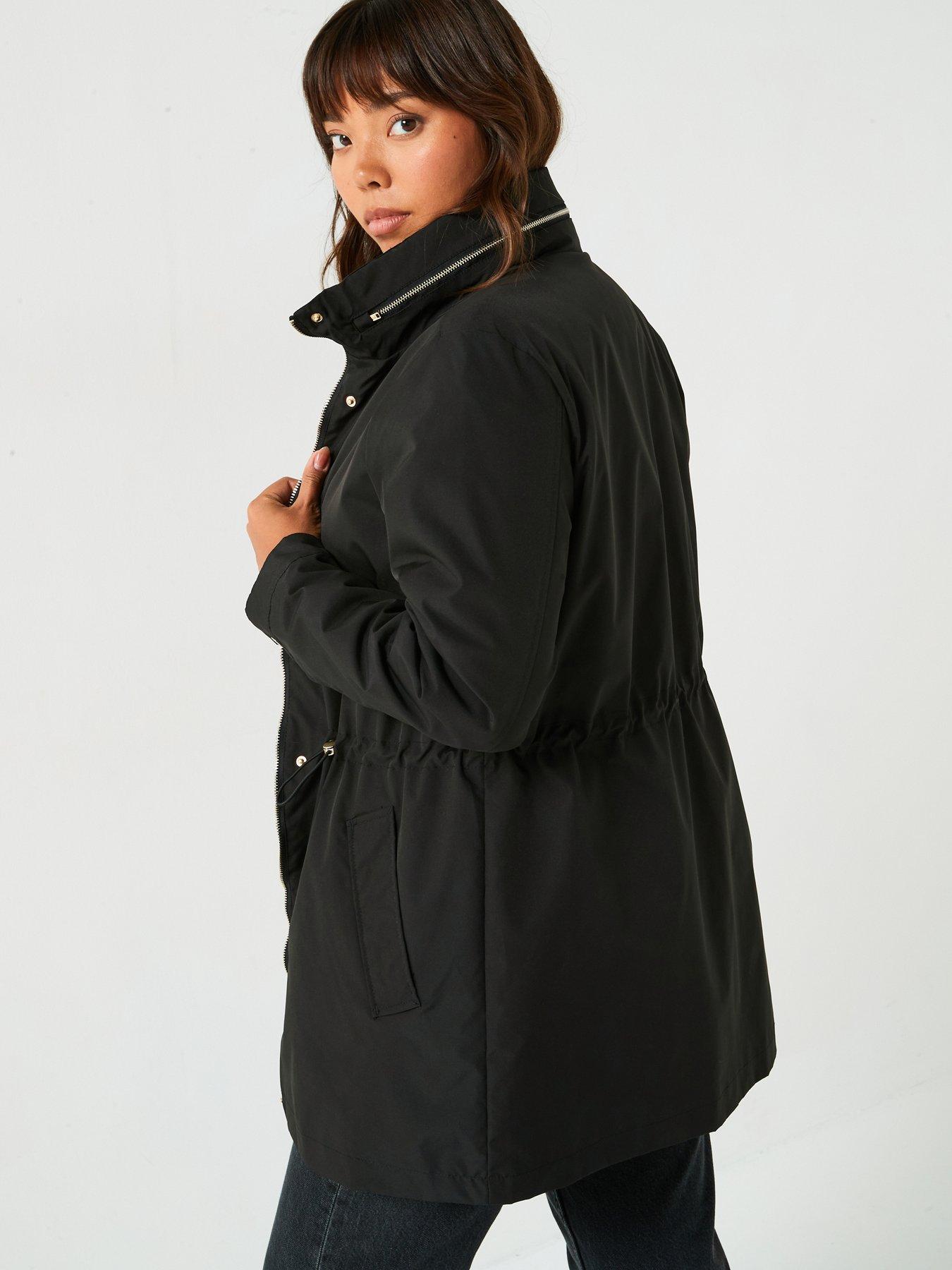 the-very-collection-curve-showerproof-hooded-rain-coatstillFront