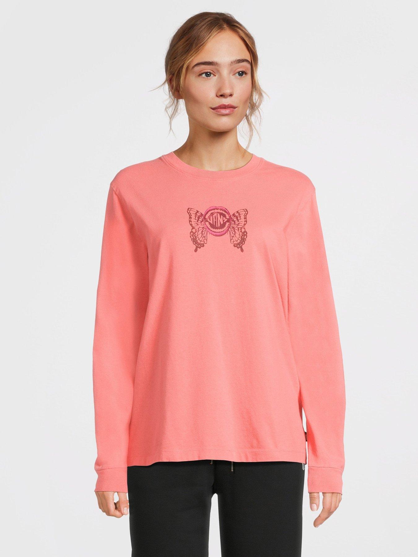 Vans Women's Ethereal Bff Long Sleeve Tee - Pink
