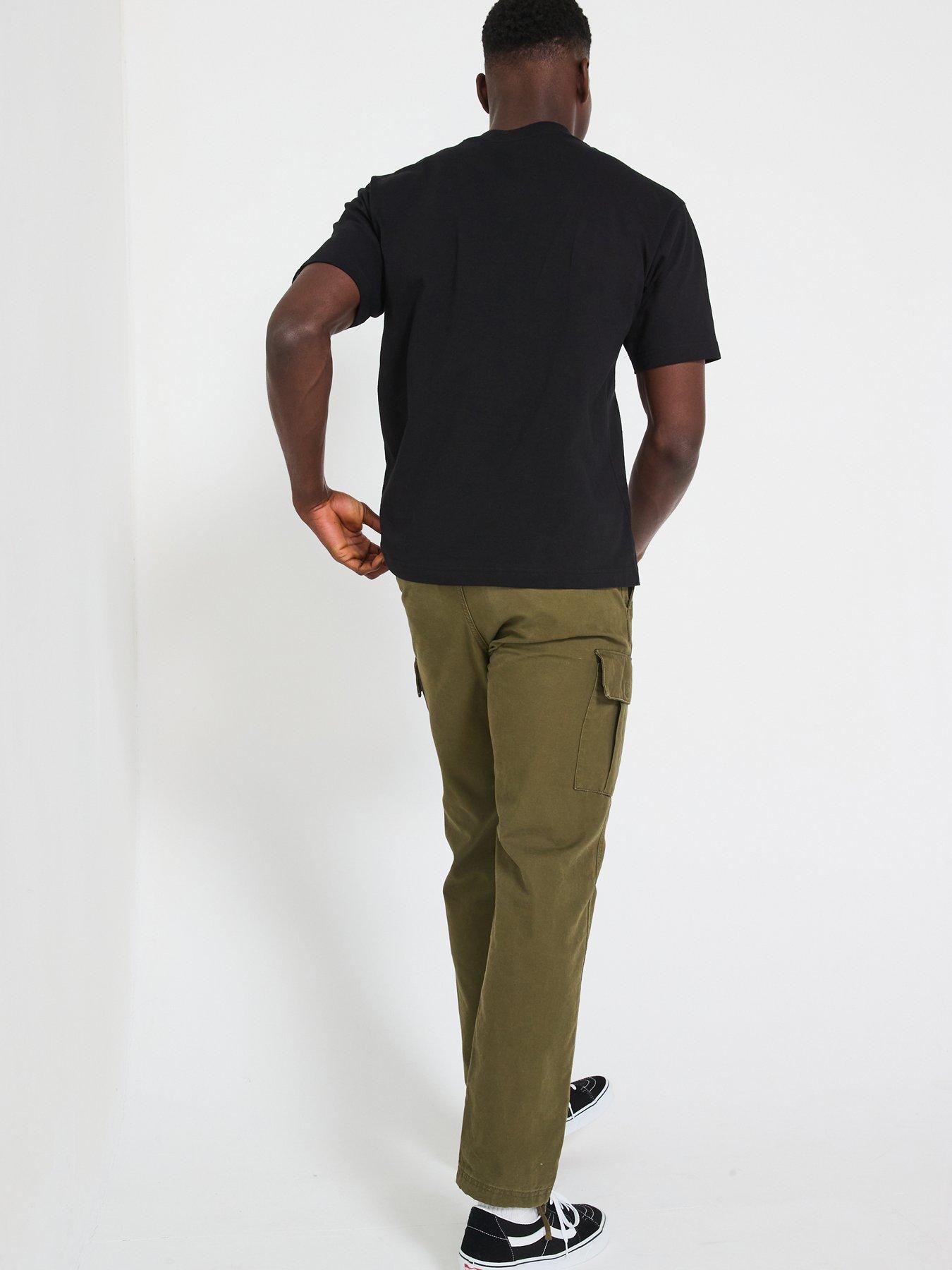 Image 2 of 5 of Vans Mens Left Chest Logo Oversized T-shirt - Black