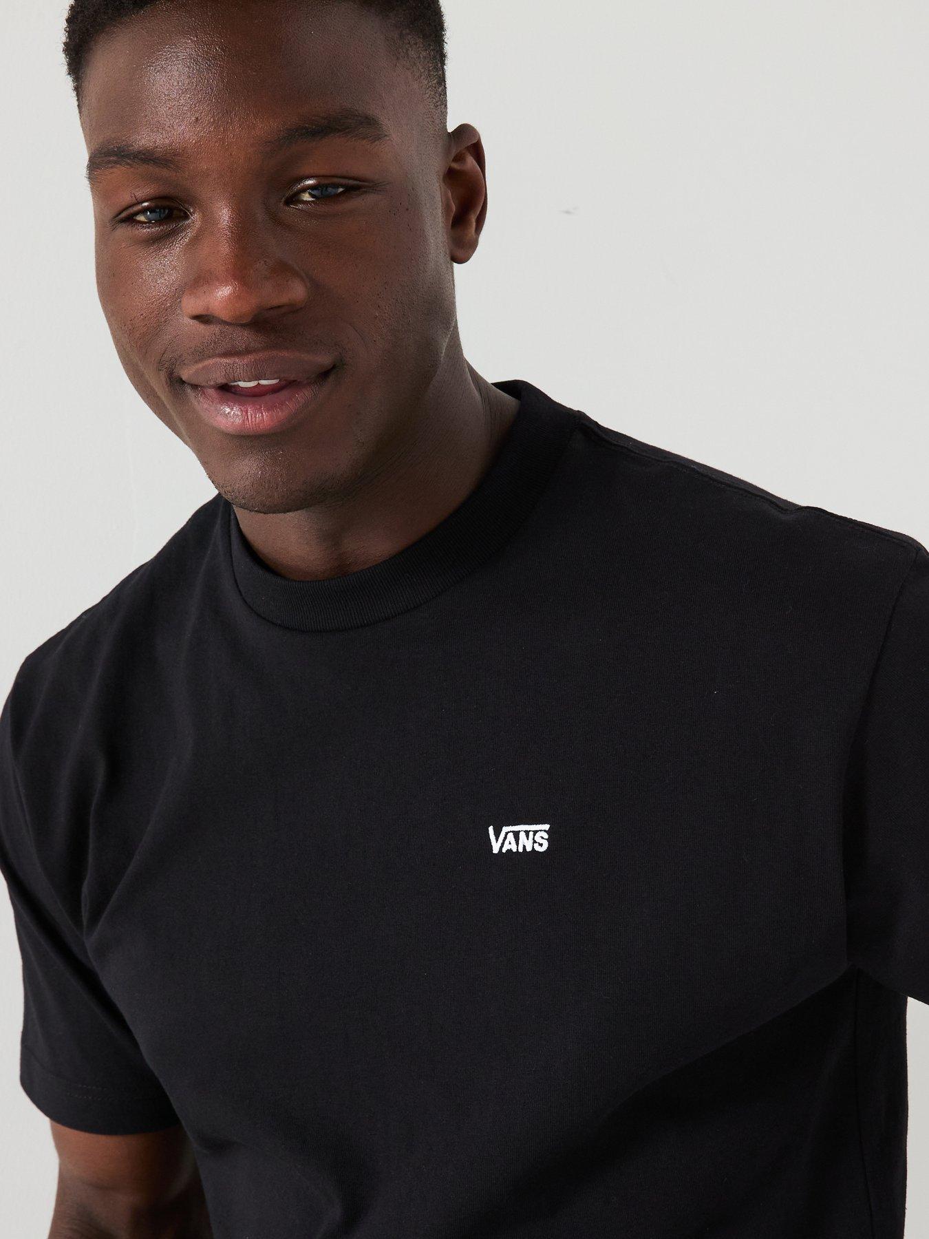 Image 4 of 5 of Vans Mens Left Chest Logo Oversized T-shirt - Black