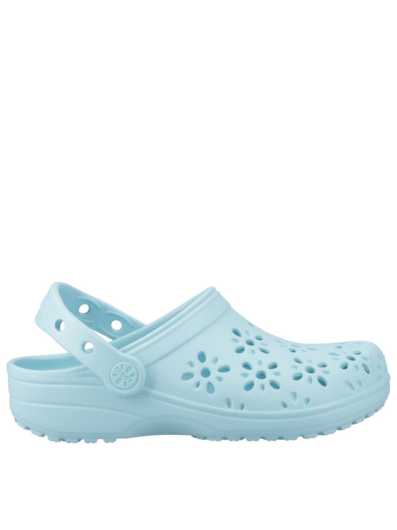 Image 1 of 5 of Crocs Classic Toddler Floral Cut Out