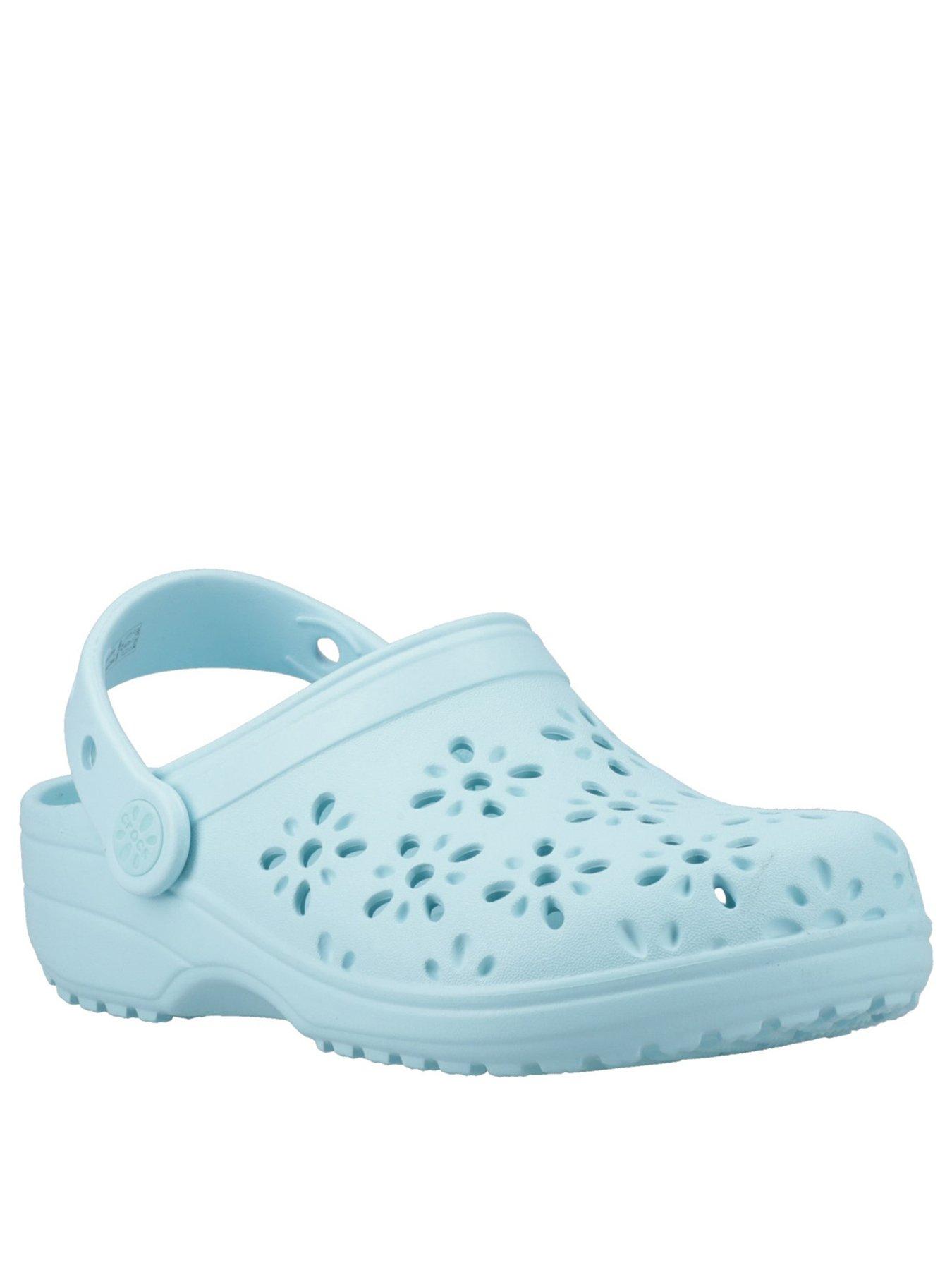 Image 2 of 5 of Crocs Classic Toddler Floral Cut Out
