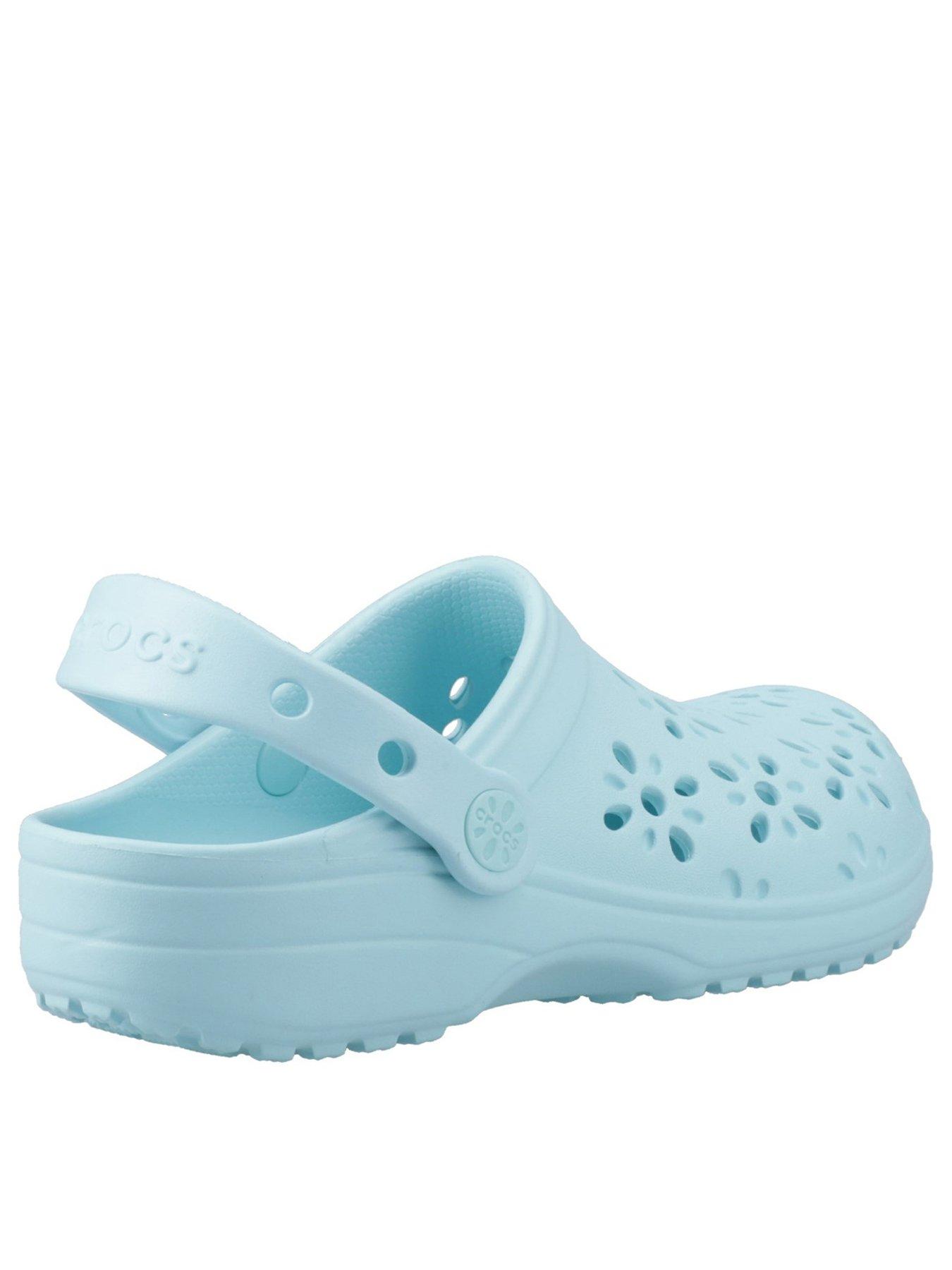 Image 3 of 5 of Crocs Classic Toddler Floral Cut Out