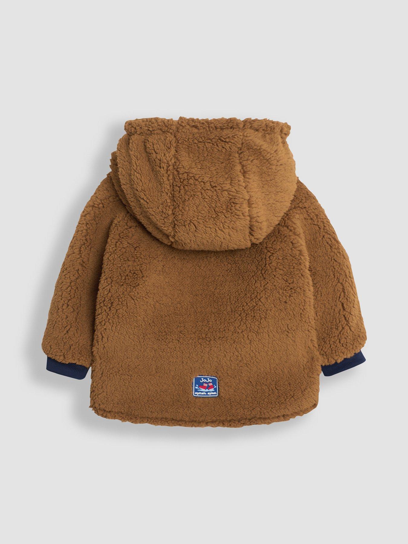 Image 7 of 7 of JoJo Maman Bebe Boys Colour Block Reversible Jacket - Blue